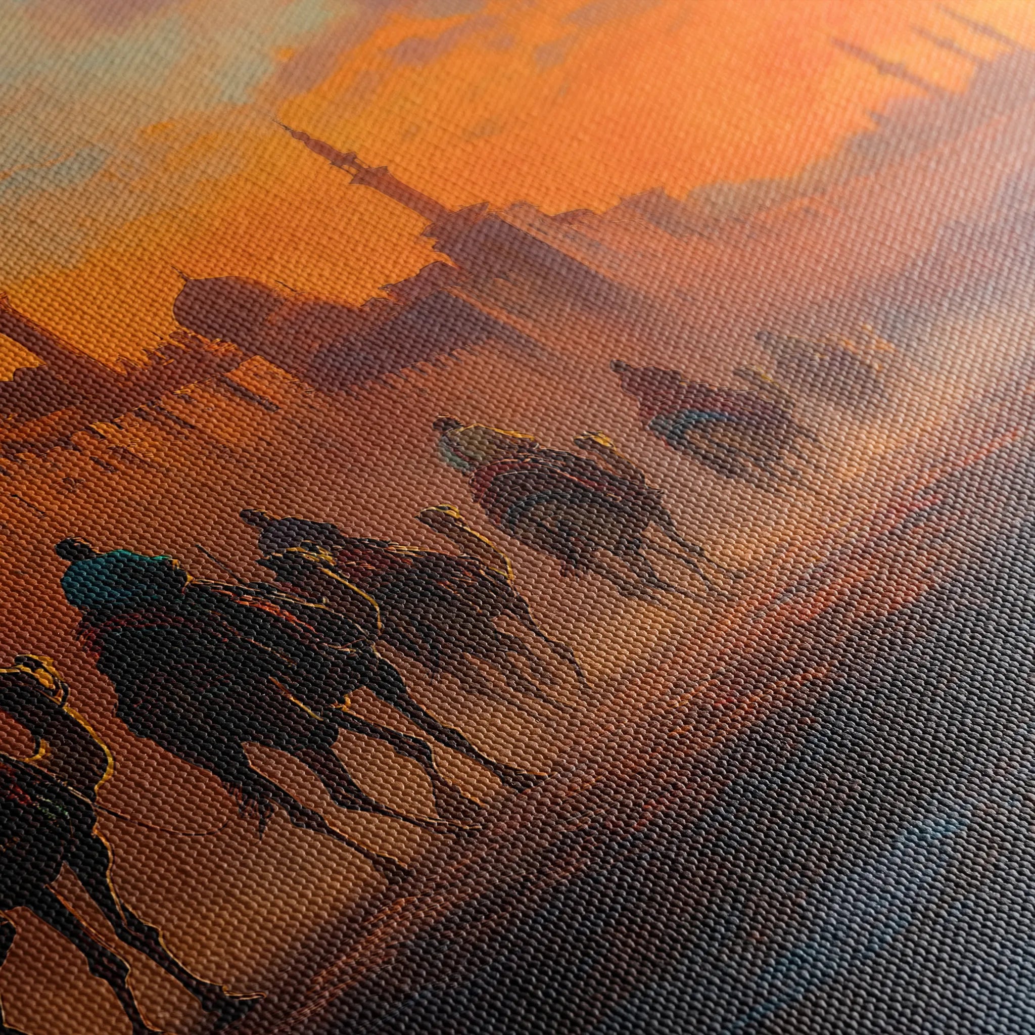 Orientalist 031 Canvas Art 60 x 40 cm / Black