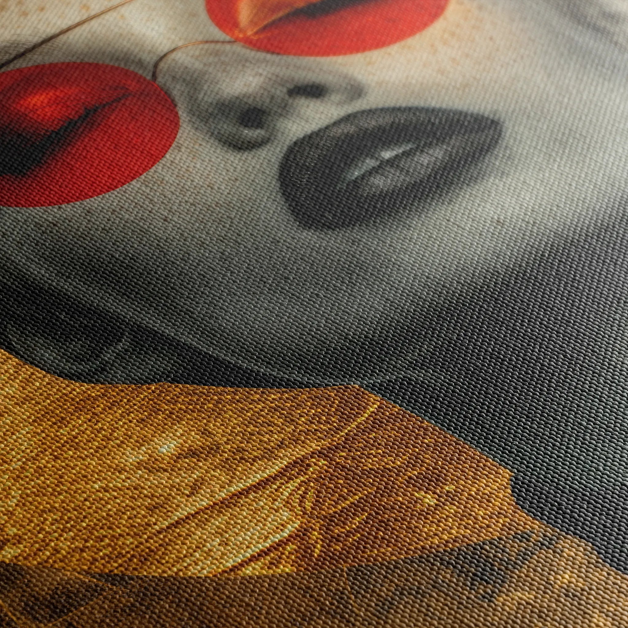 Portrait 031 Canvas Art 60 x 40 cm / Black
