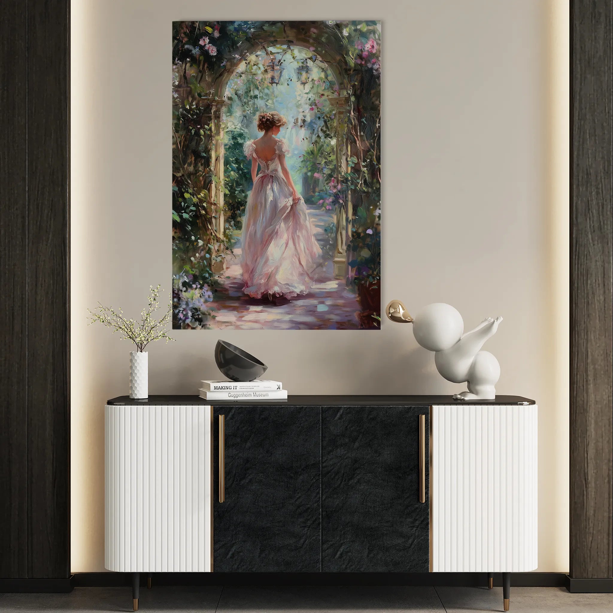 Classic 032 Canvas Art 60 x 40 cm / Black