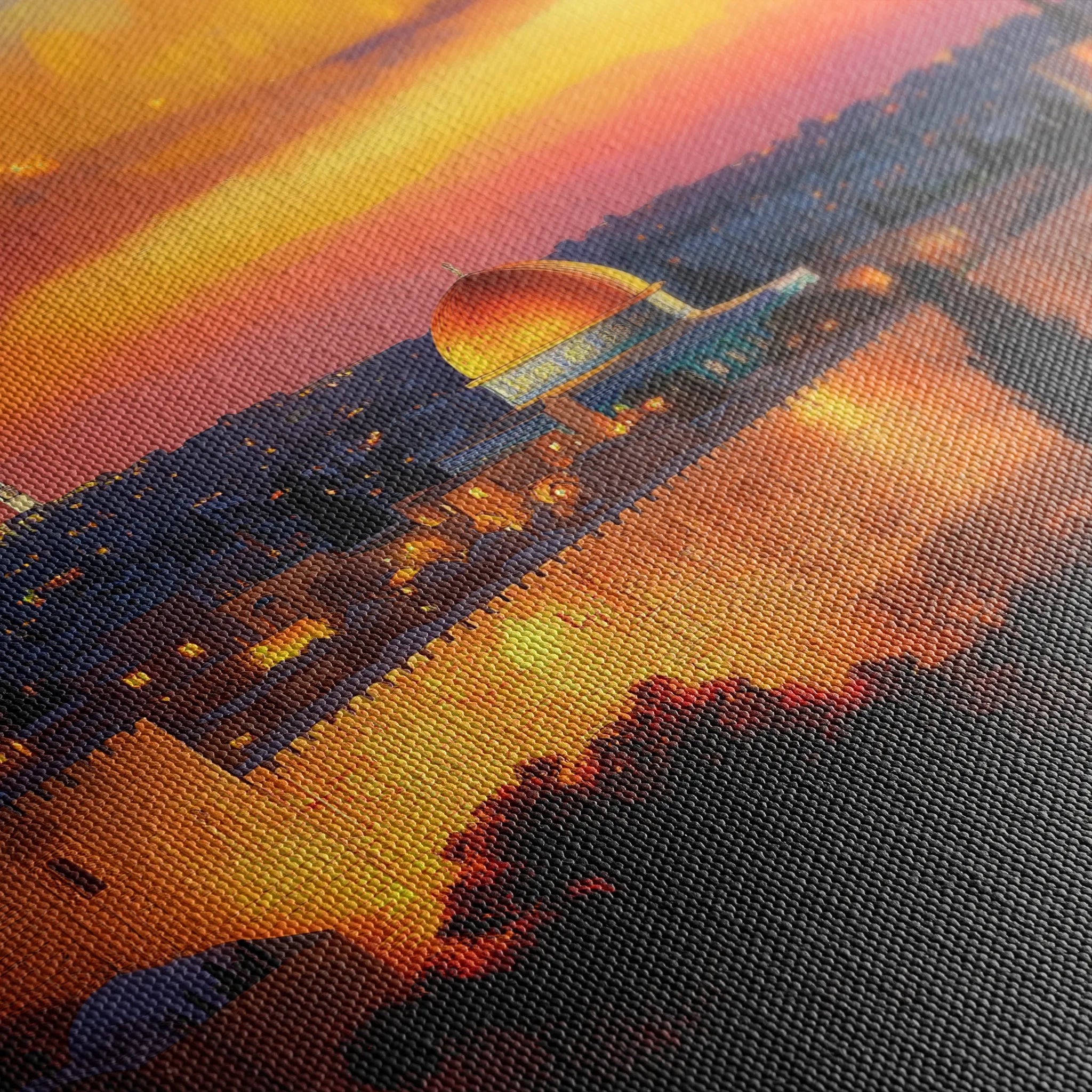Palestine 032 Canvas Art 60 x 40 cm / Black
