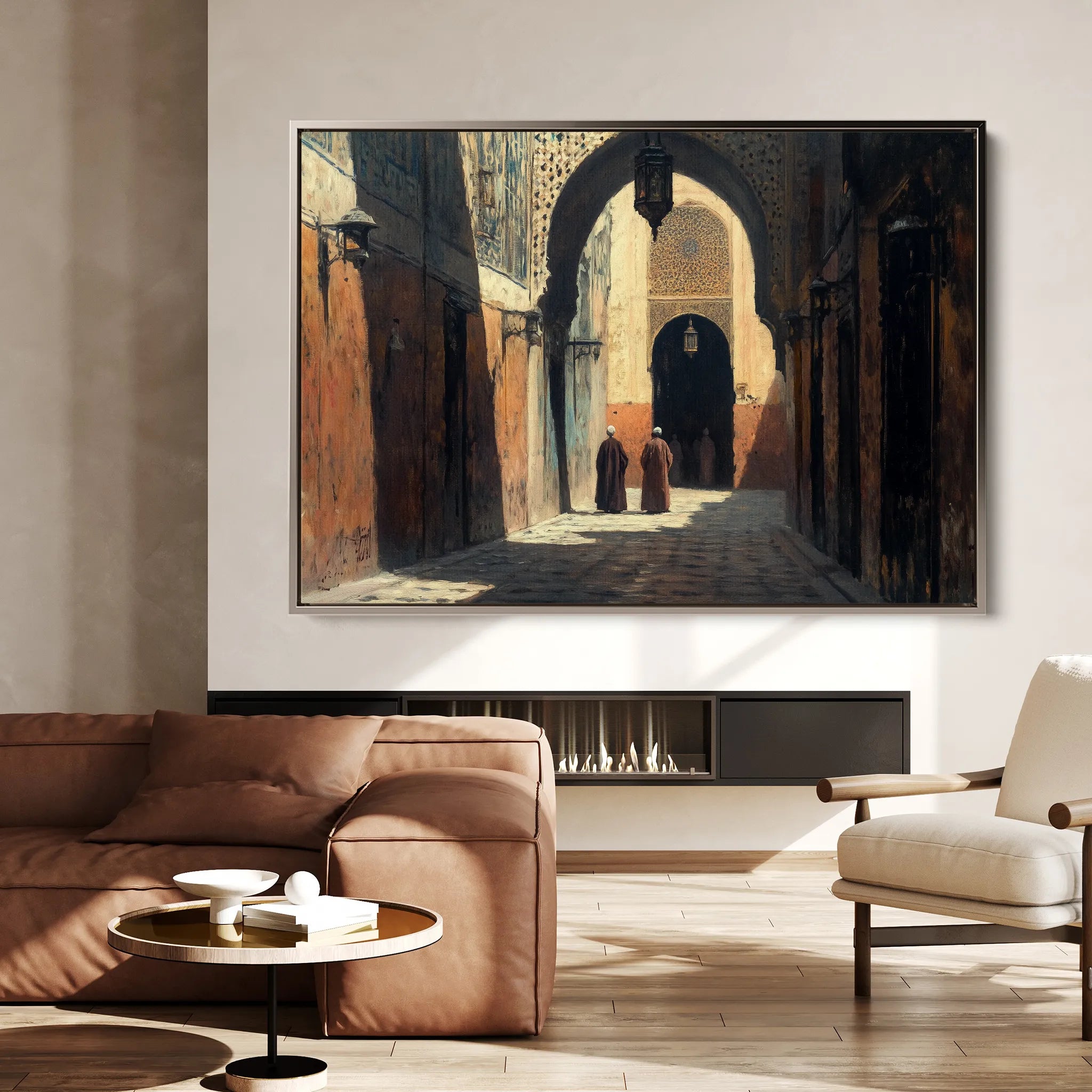 Orientalist 033 Canvas Art 60 x 40 cm / Black