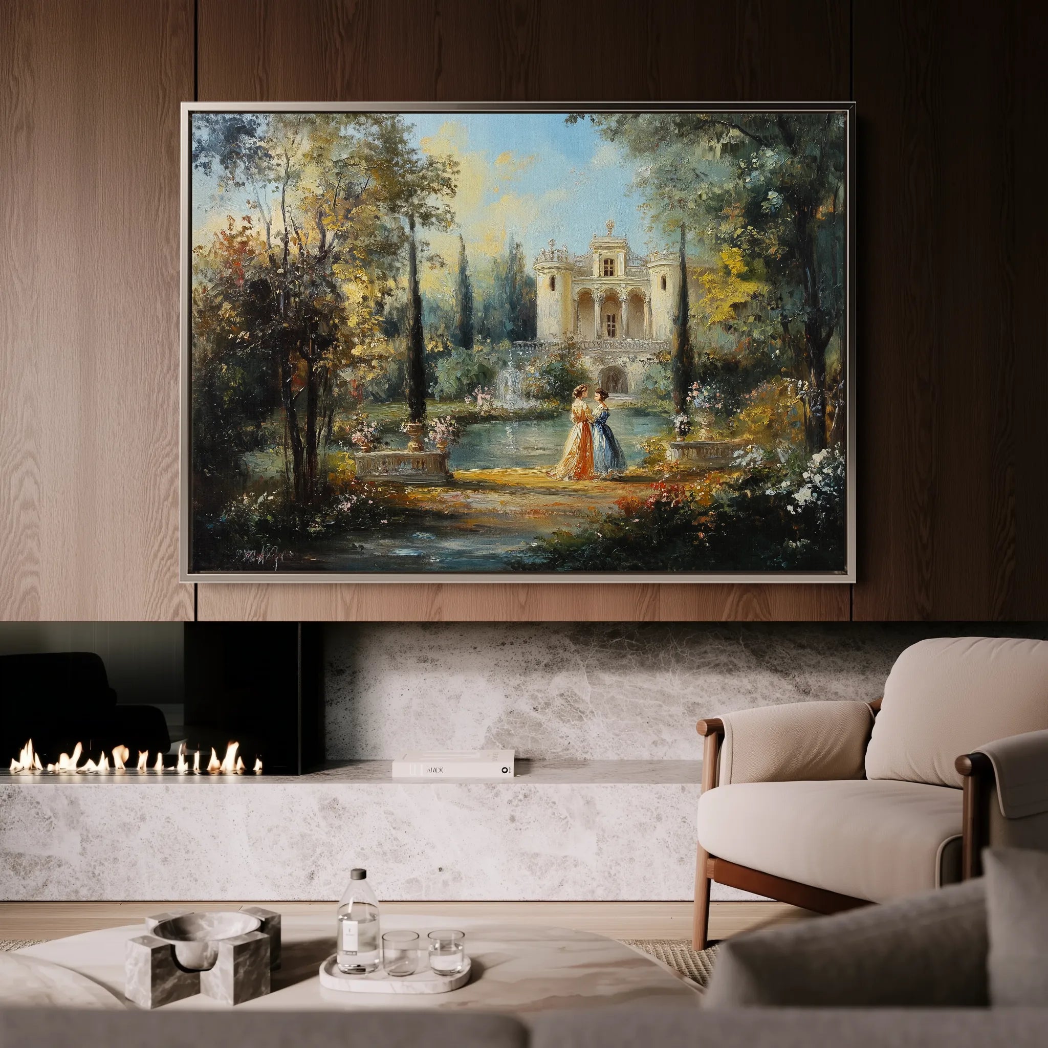Classic 034 Canvas Art 60 x 40 cm / Black