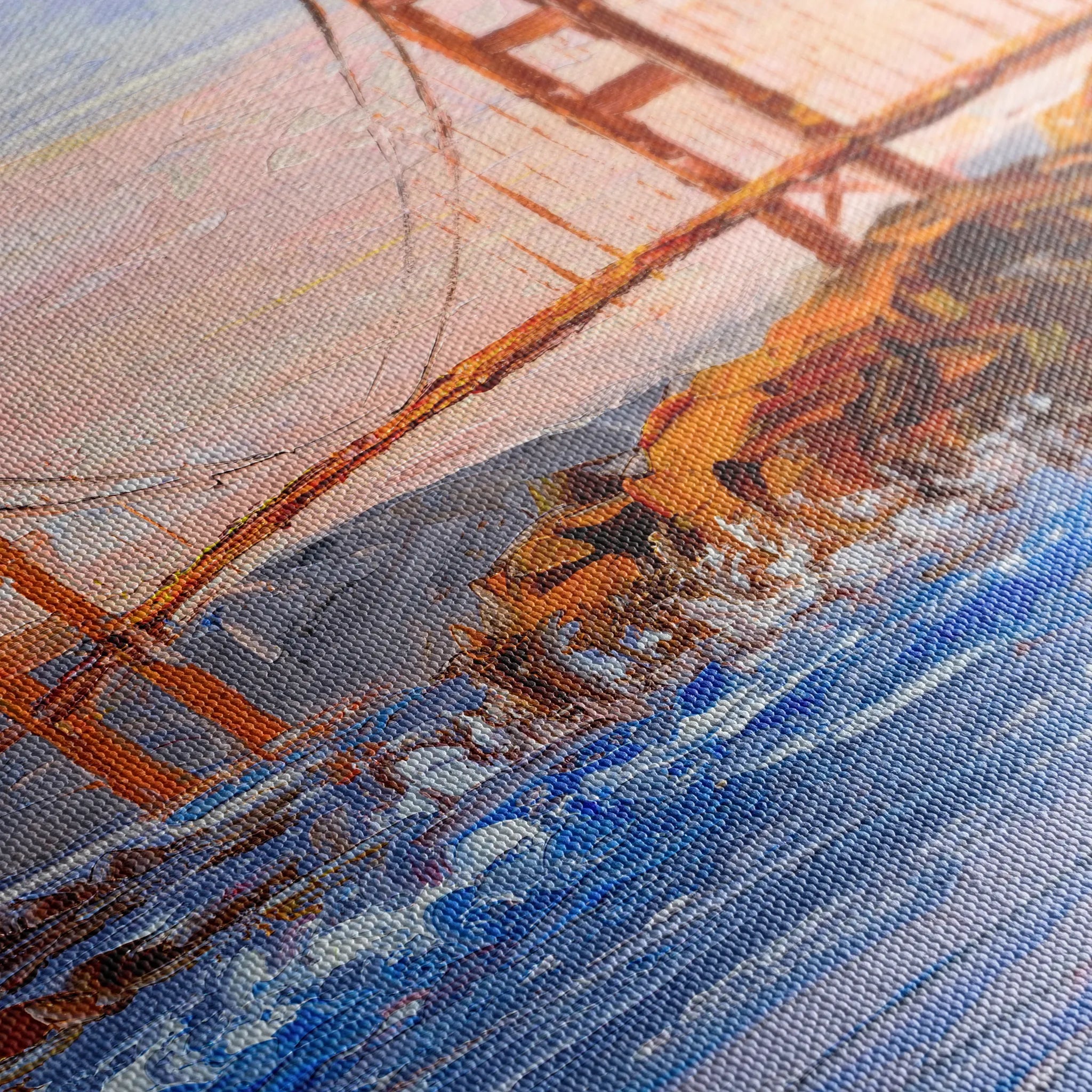 Landscape 035 Canvas Art 60 x 40 cm / Black