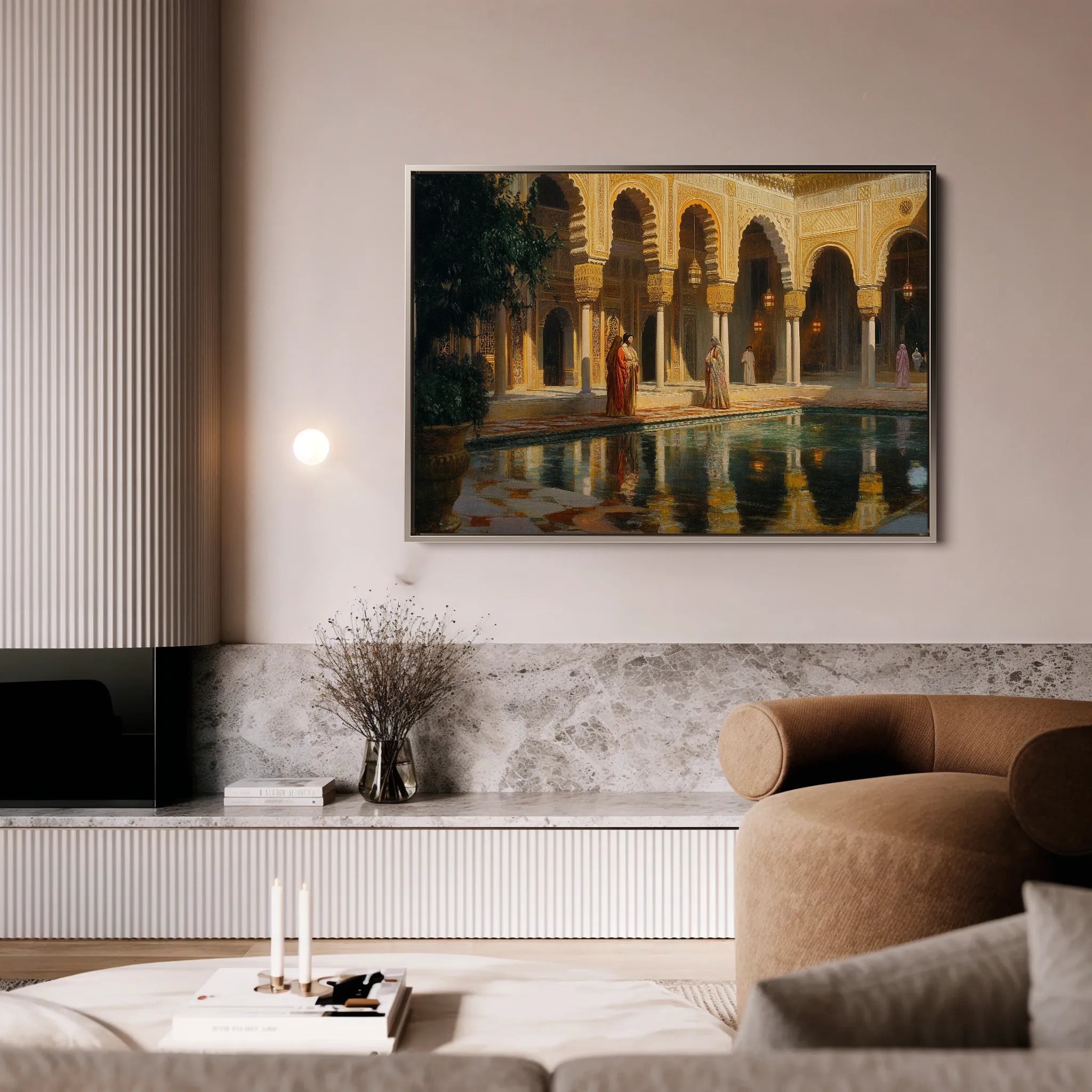 Orientalist 035 Canvas Art 60 x 40 cm / Black