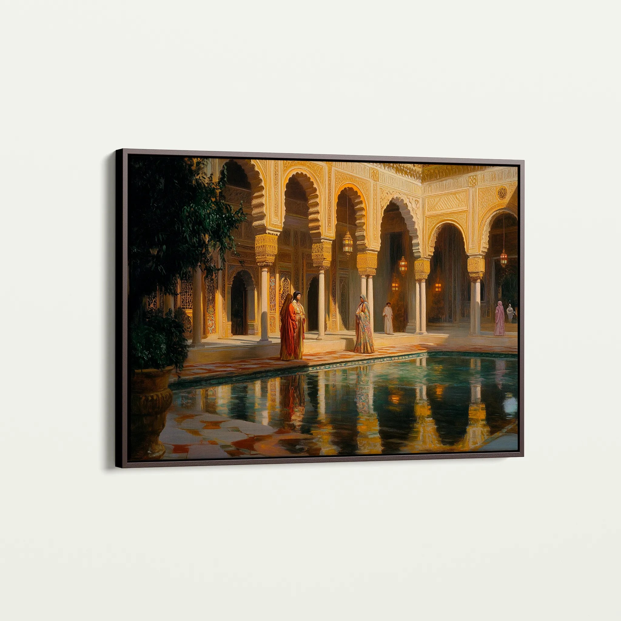 Orientalist 035 Canvas Art 60 x 40 cm / Black