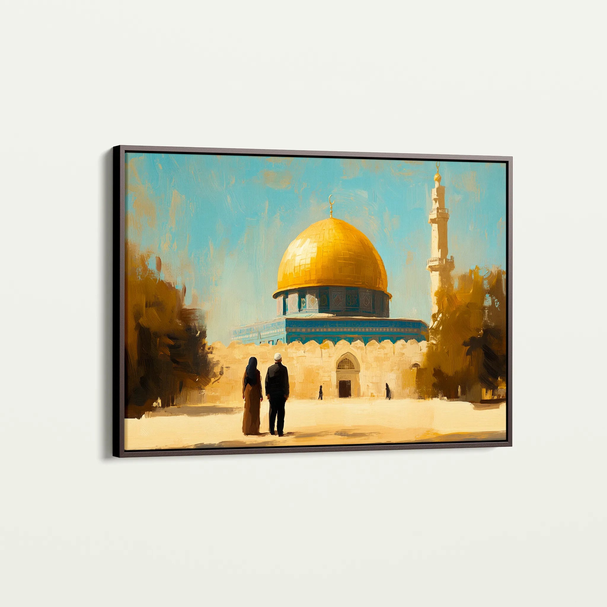 Palestine 035 Canvas Art 60 x 40 cm / Black