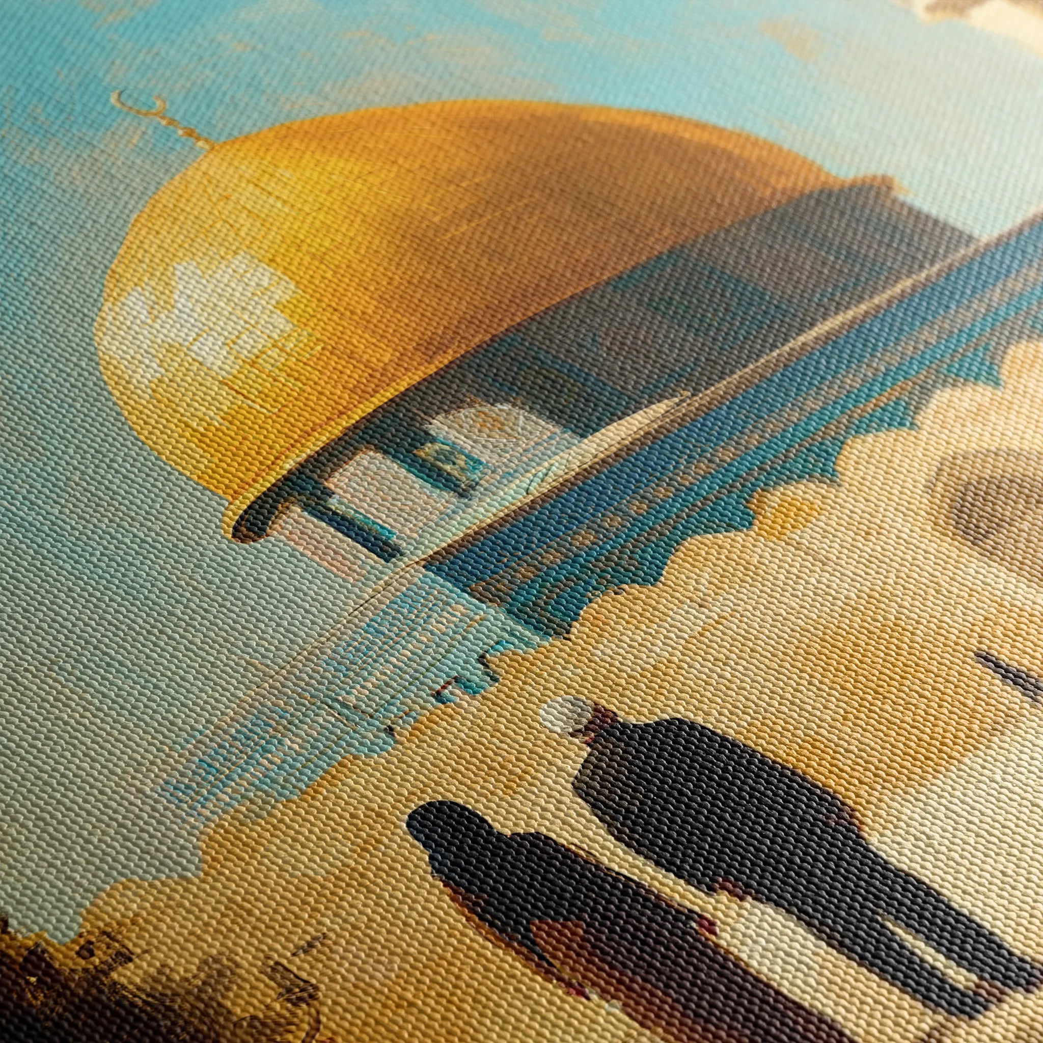 Palestine 035 Canvas Art 60 x 40 cm / Black