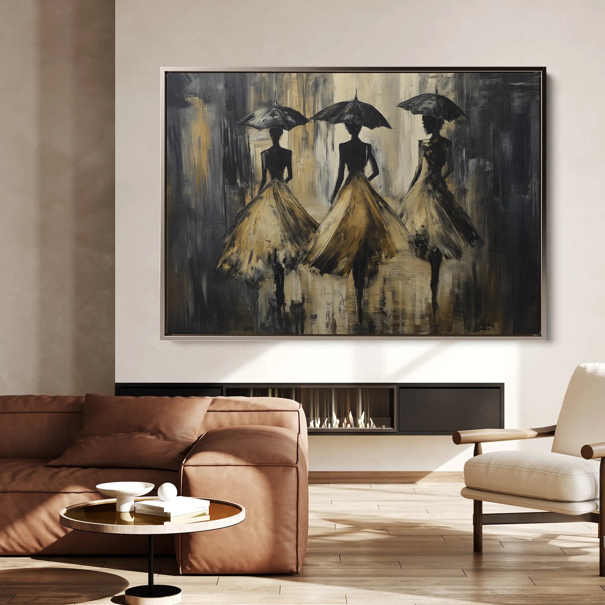 Portrait 035 Canvas Art 60 x 40 cm / Black