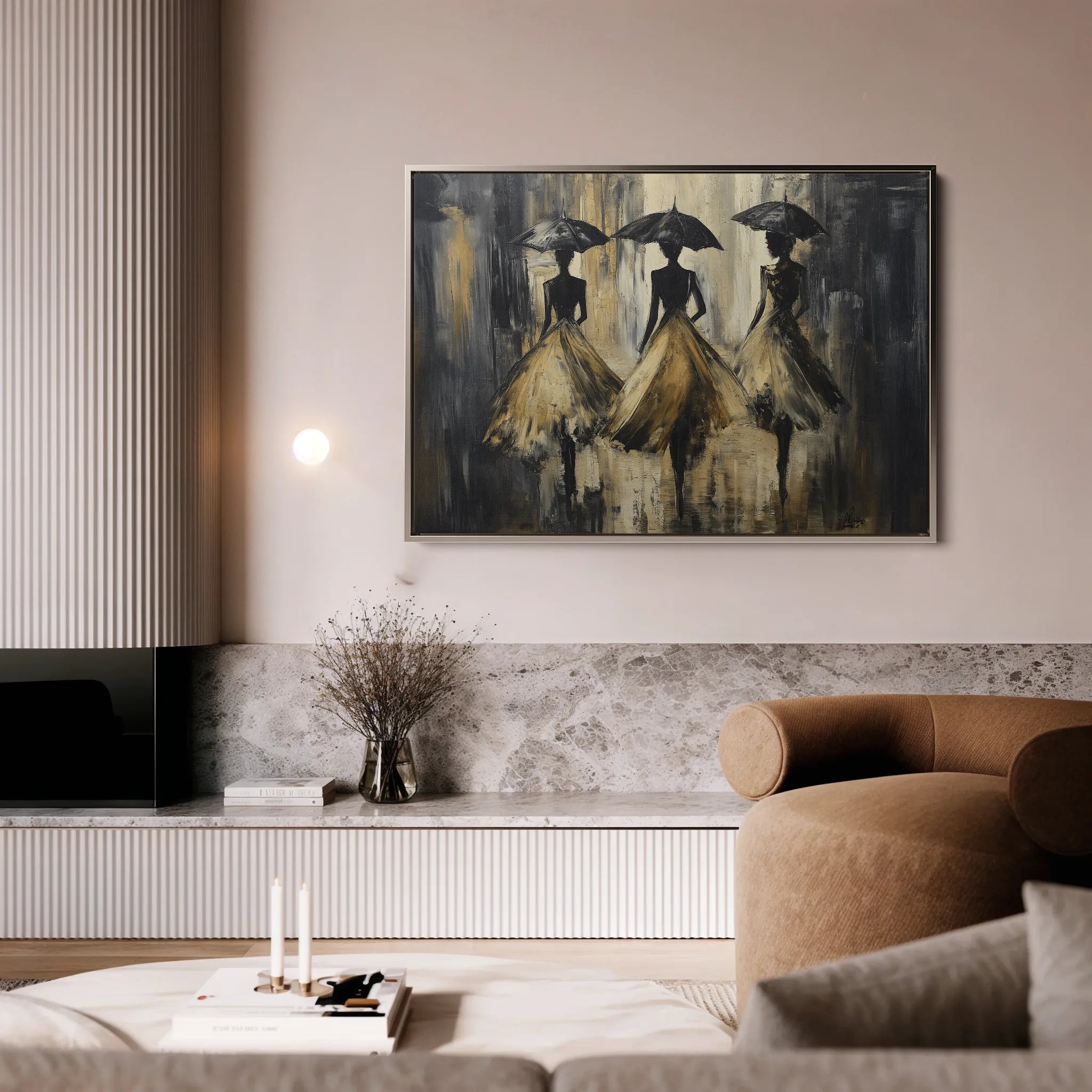 Portrait 035 Canvas Art 60 x 40 cm / Black