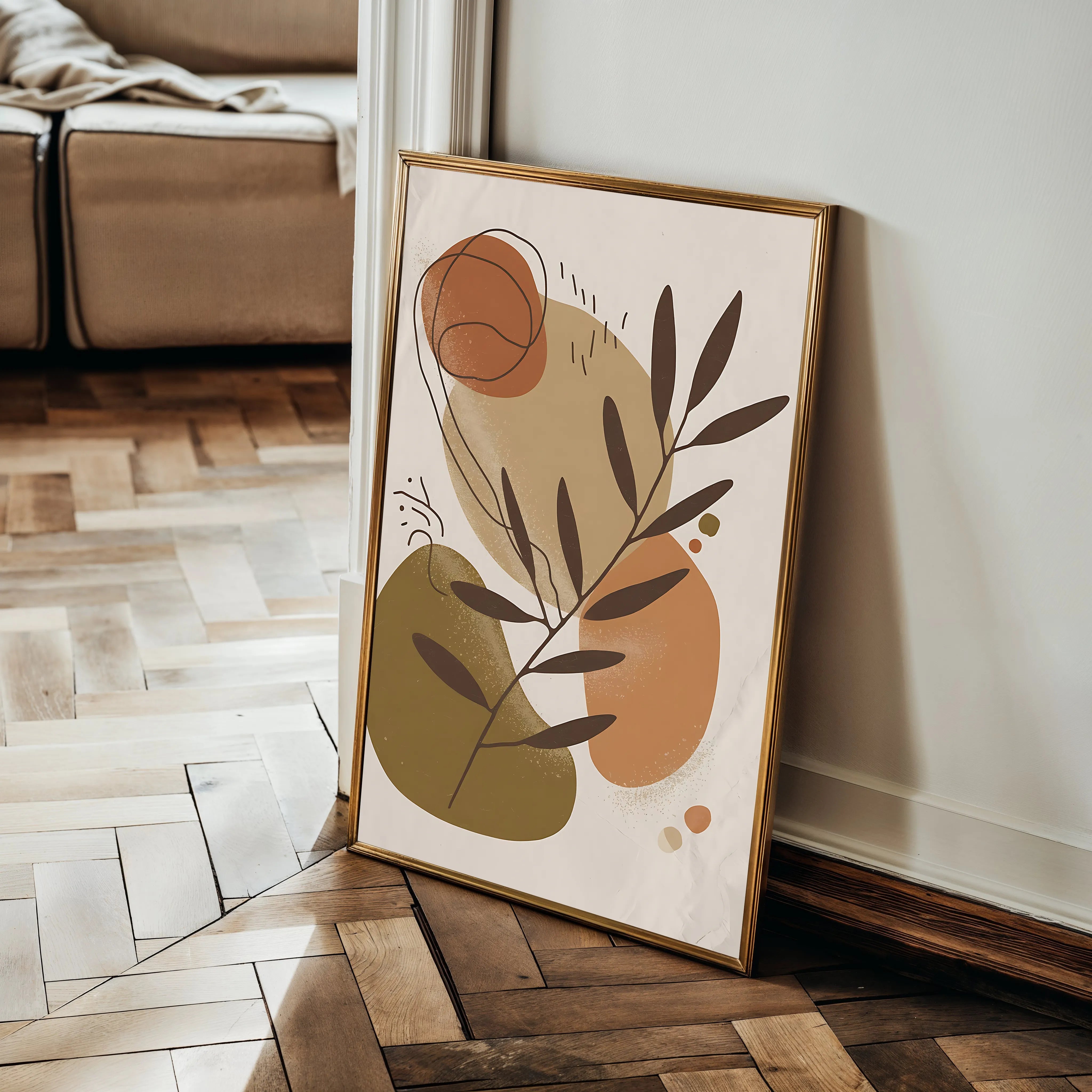 Boho 036 Canvas Art 60 x 40 cm / Black