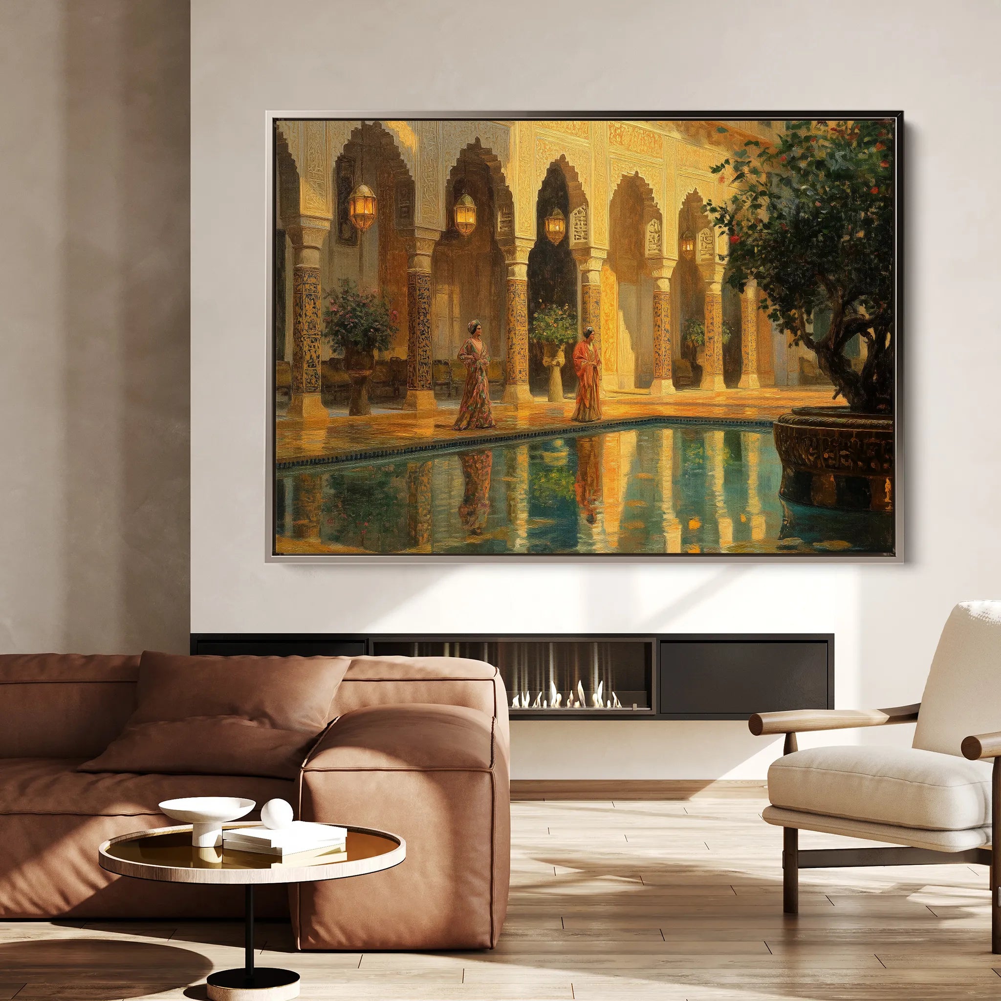 Orientalist 036 Canvas Art 60 x 40 cm / Black