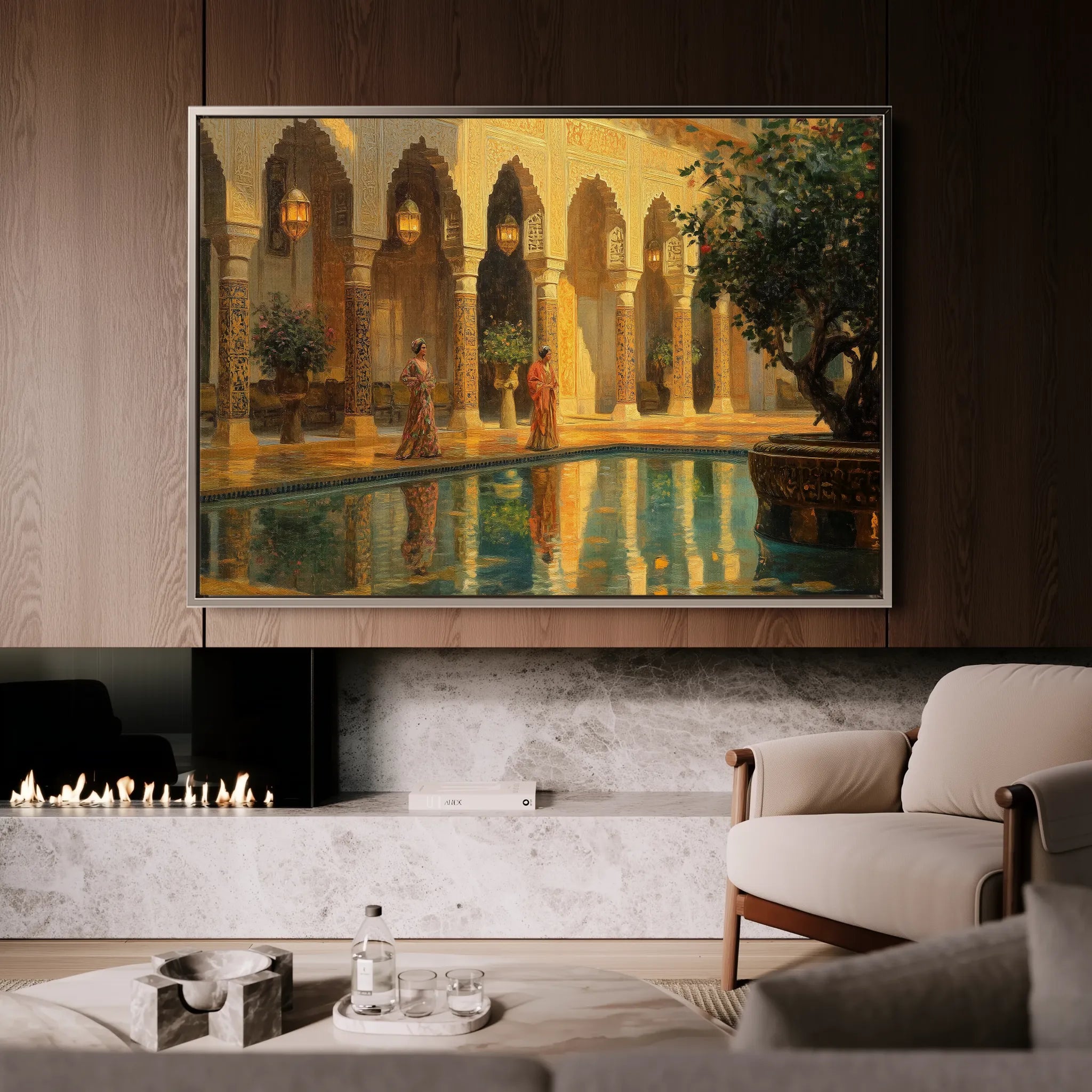 Orientalist 036 Canvas Art 60 x 40 cm / Black