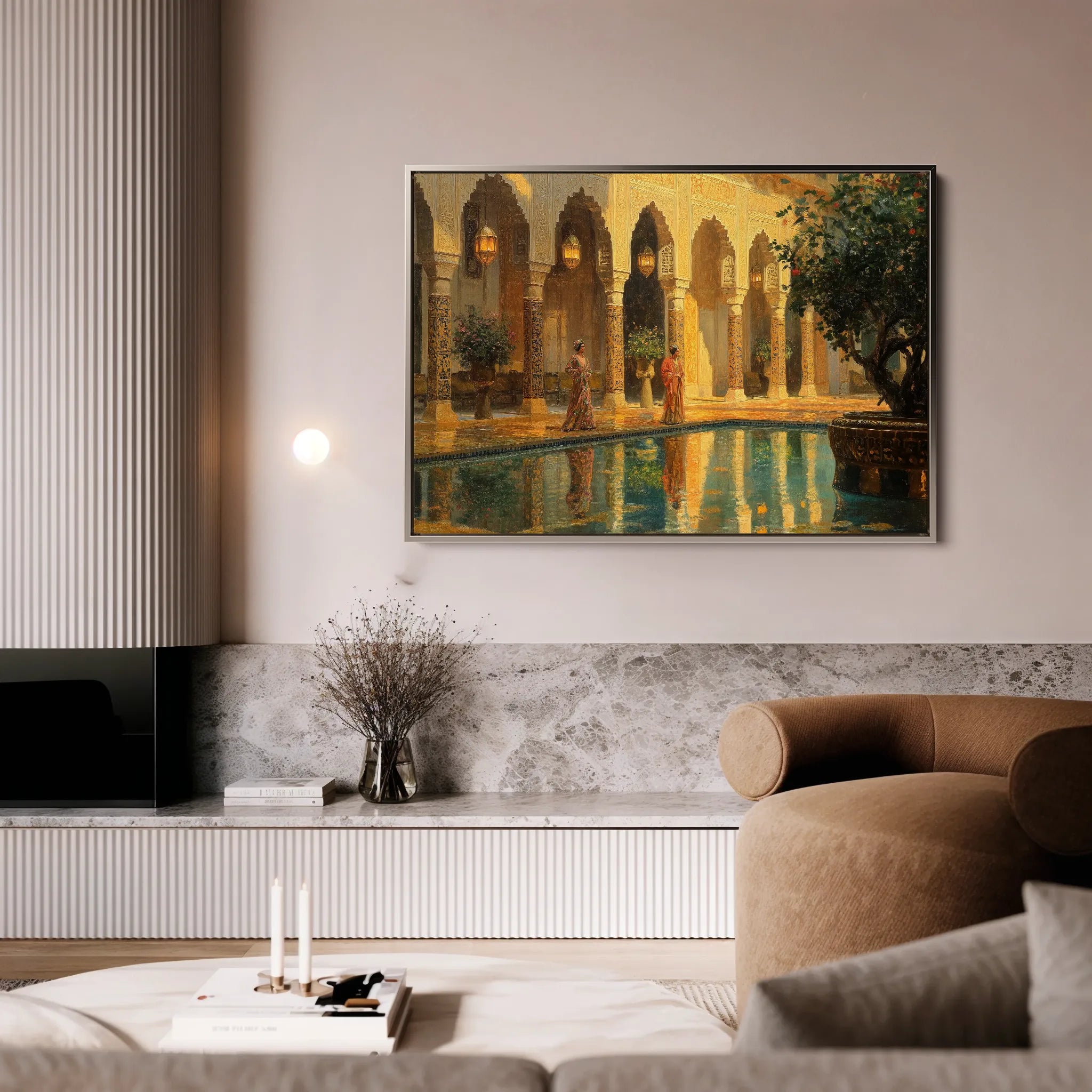 Orientalist 036 Canvas Art 60 x 40 cm / Black
