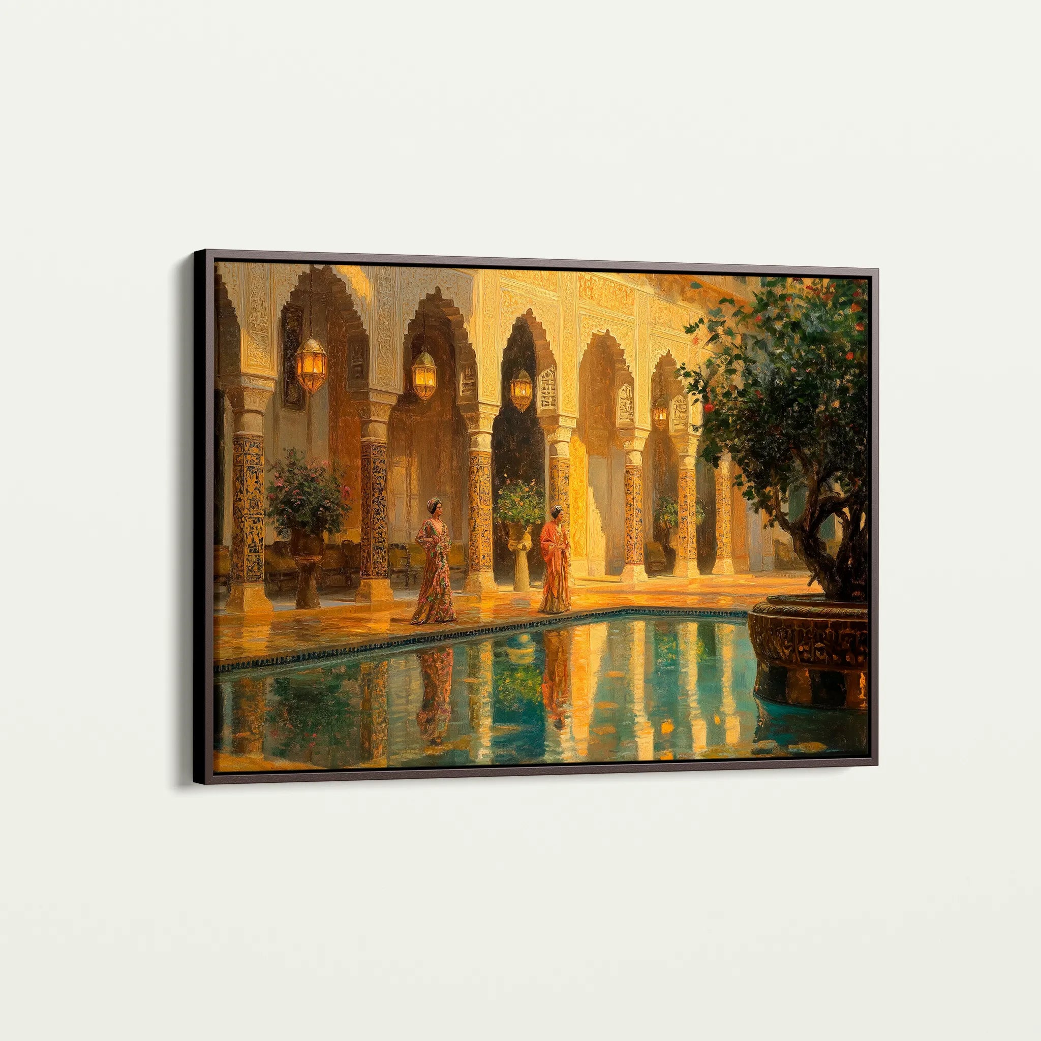 Orientalist 036 Canvas Art 60 x 40 cm / Black