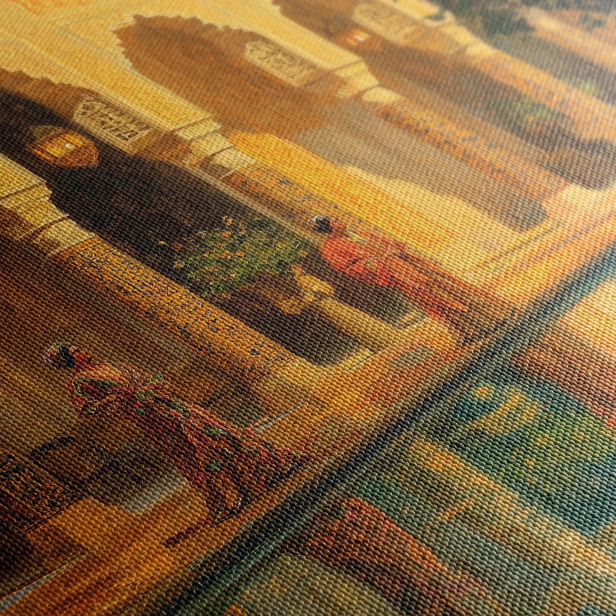 Orientalist 036 Canvas Art 60 x 40 cm / Black