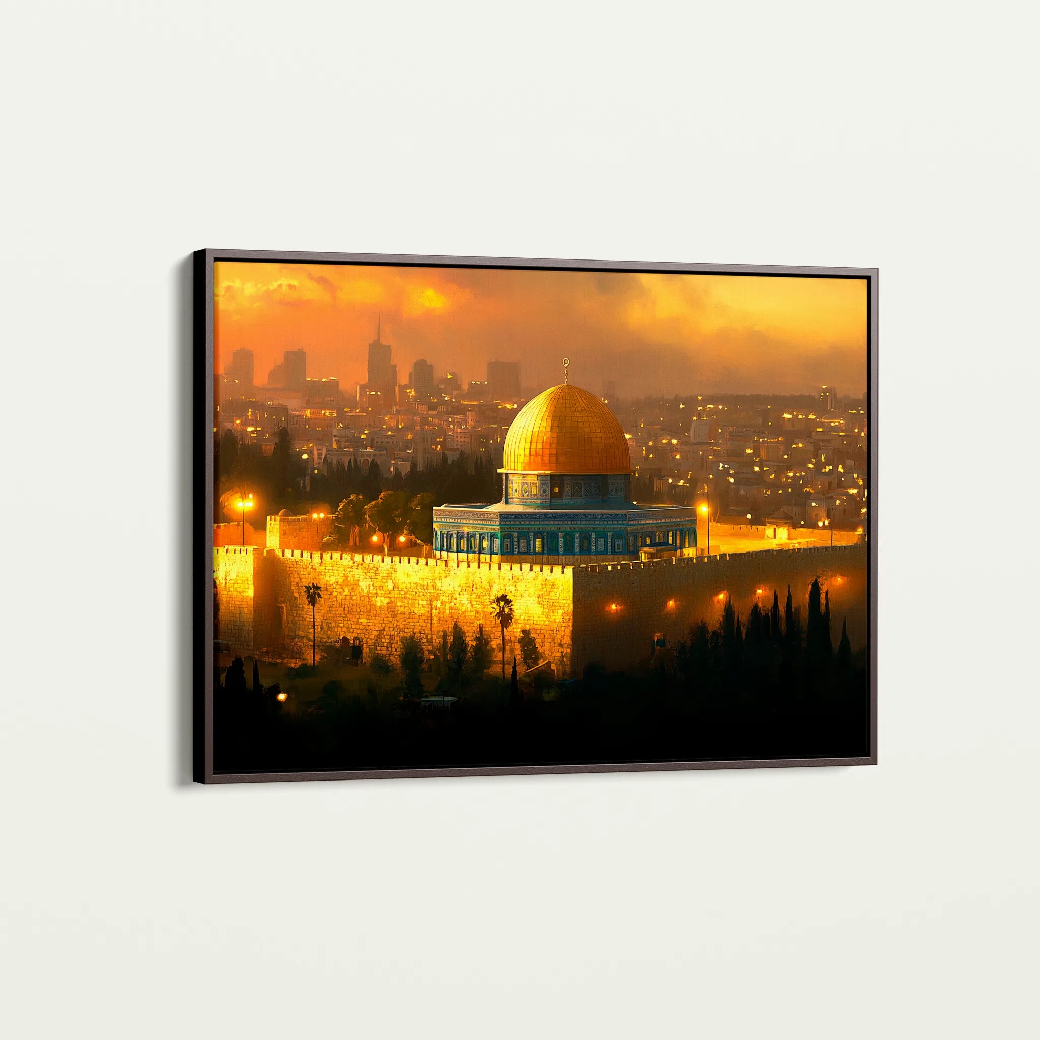 Palestine 036 Canvas Art 60 x 40 cm / Black