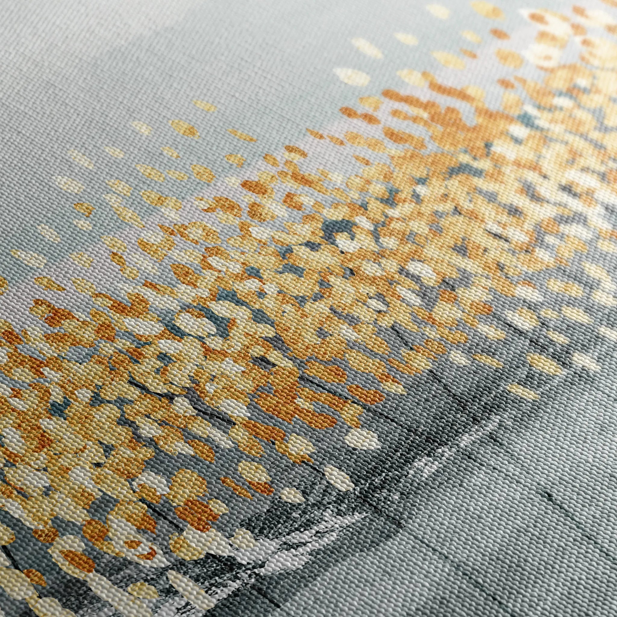 Abstract 037 Canvas Art 60 x 40 cm / Black