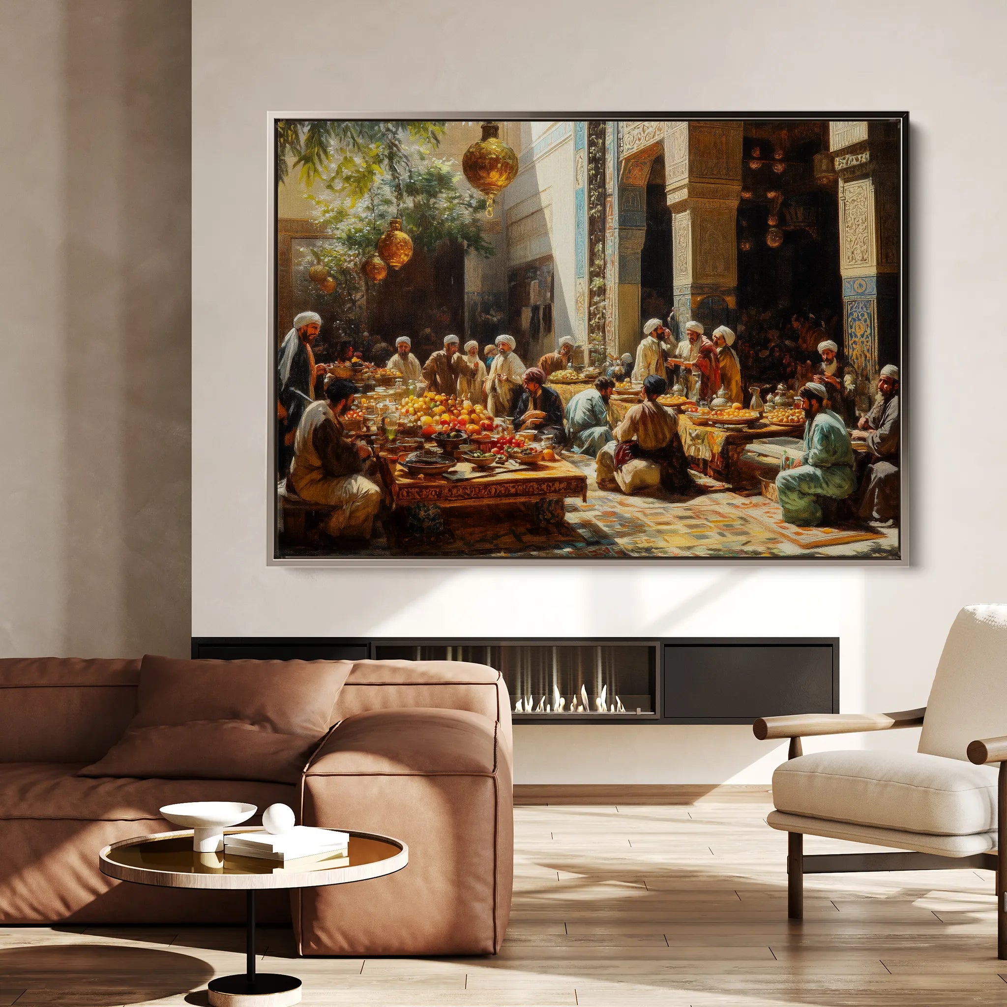 Orientalist 037 Canvas Art 60 x 40 cm / Black