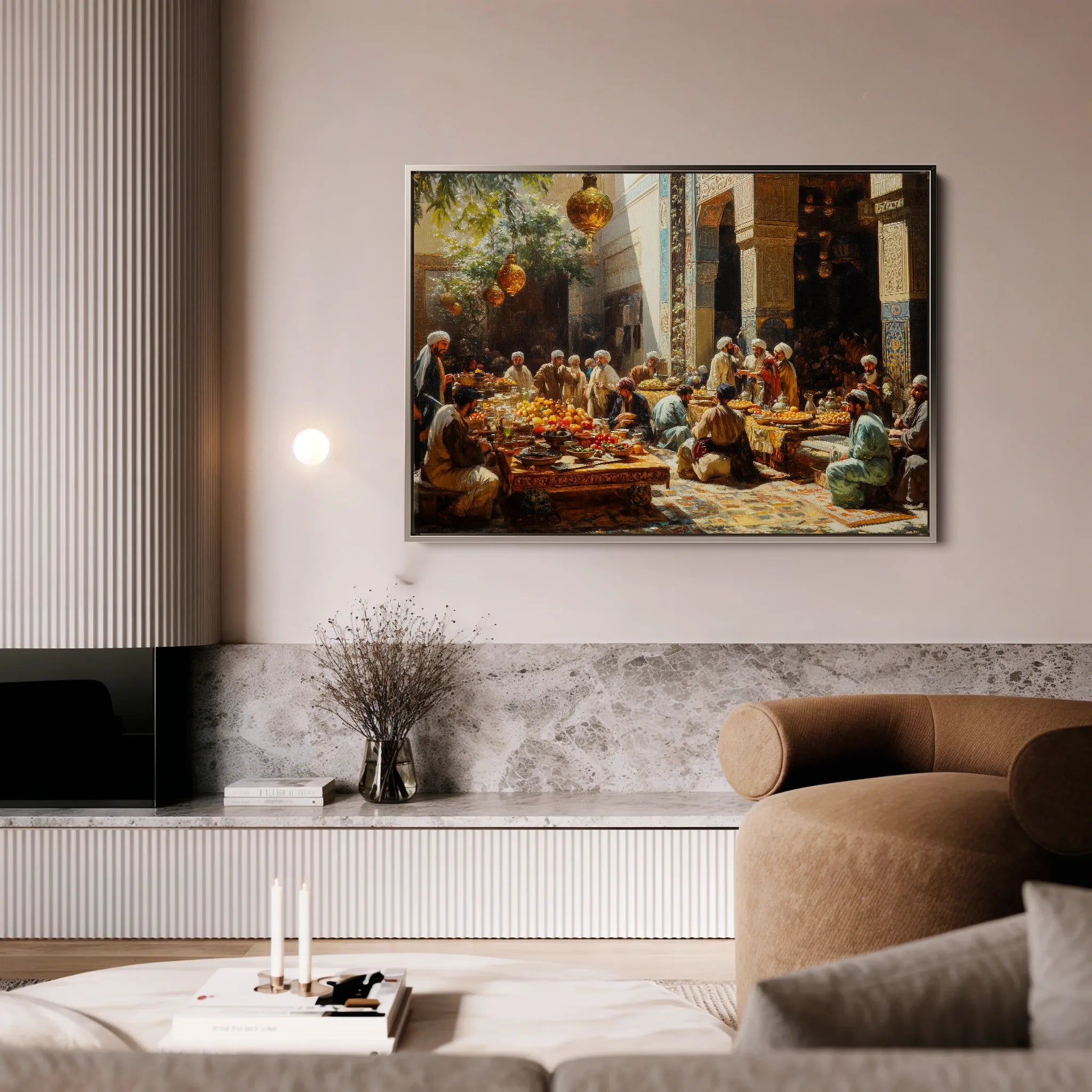 Orientalist 037 Canvas Art 60 x 40 cm / Black