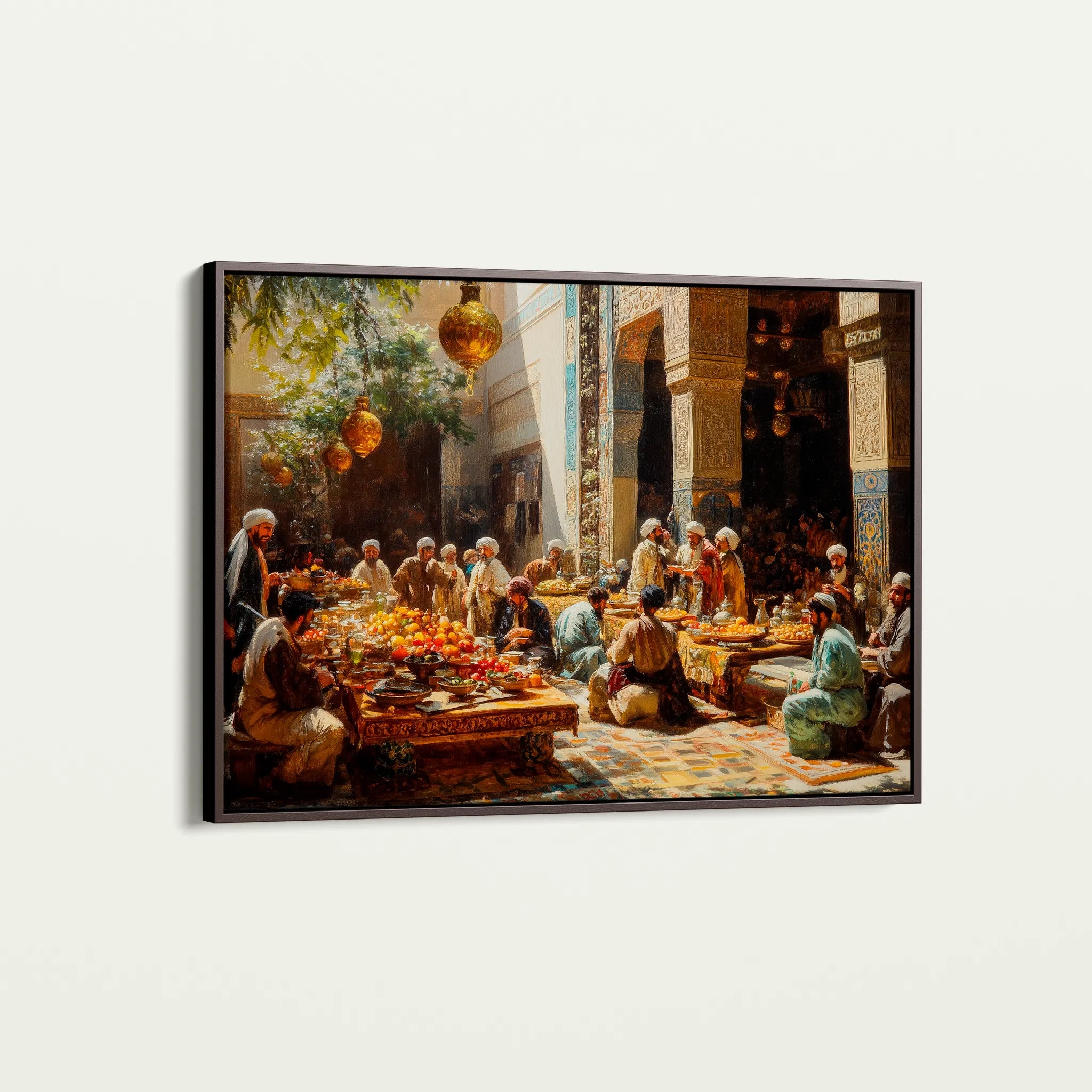 Orientalist 037 Canvas Art 60 x 40 cm / Black