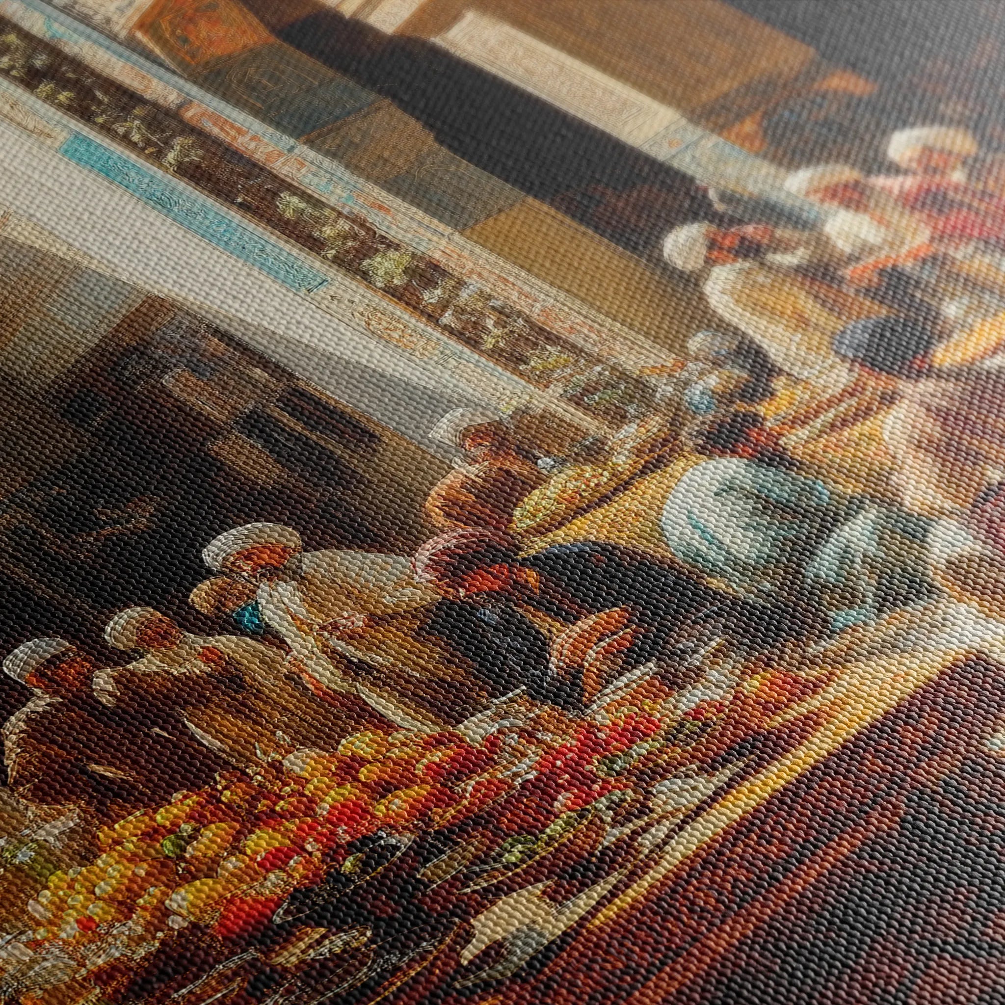 Orientalist 037 Canvas Art 60 x 40 cm / Black