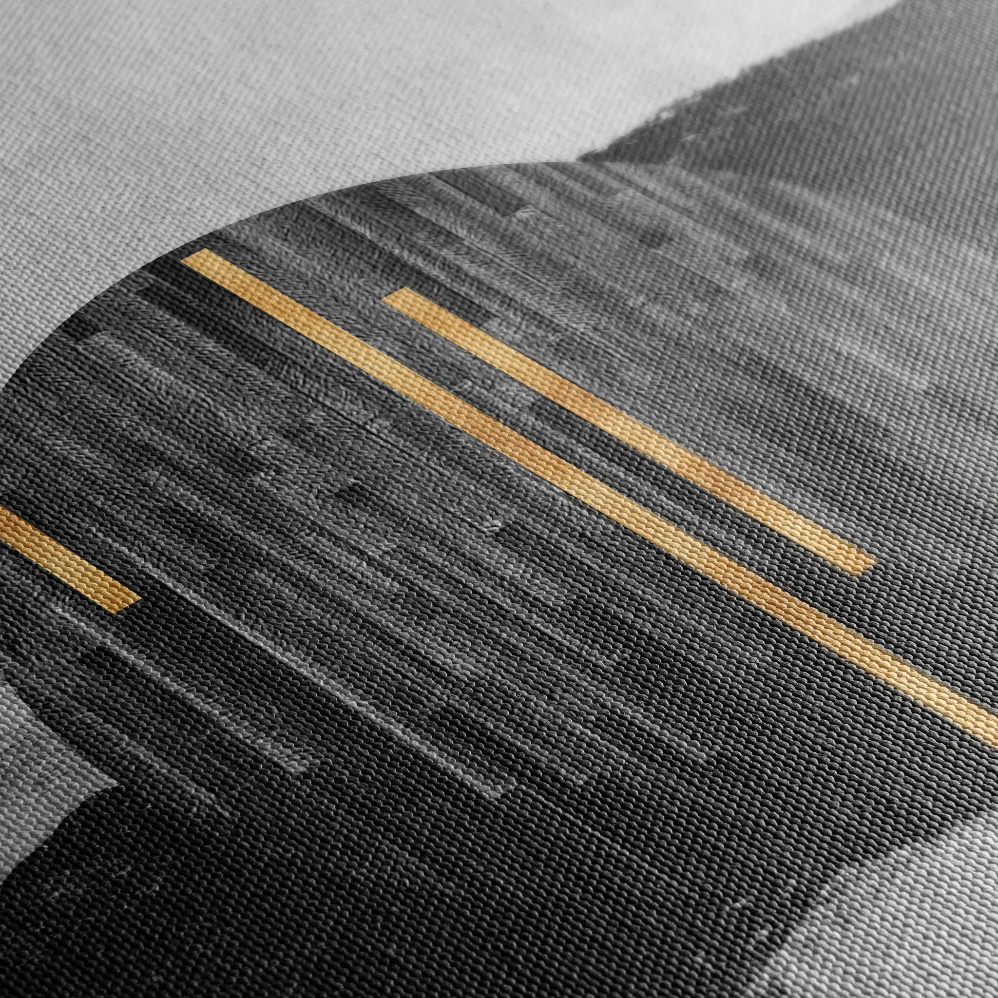 Abstract 038 Canvas Art 60 x 40 cm / Black