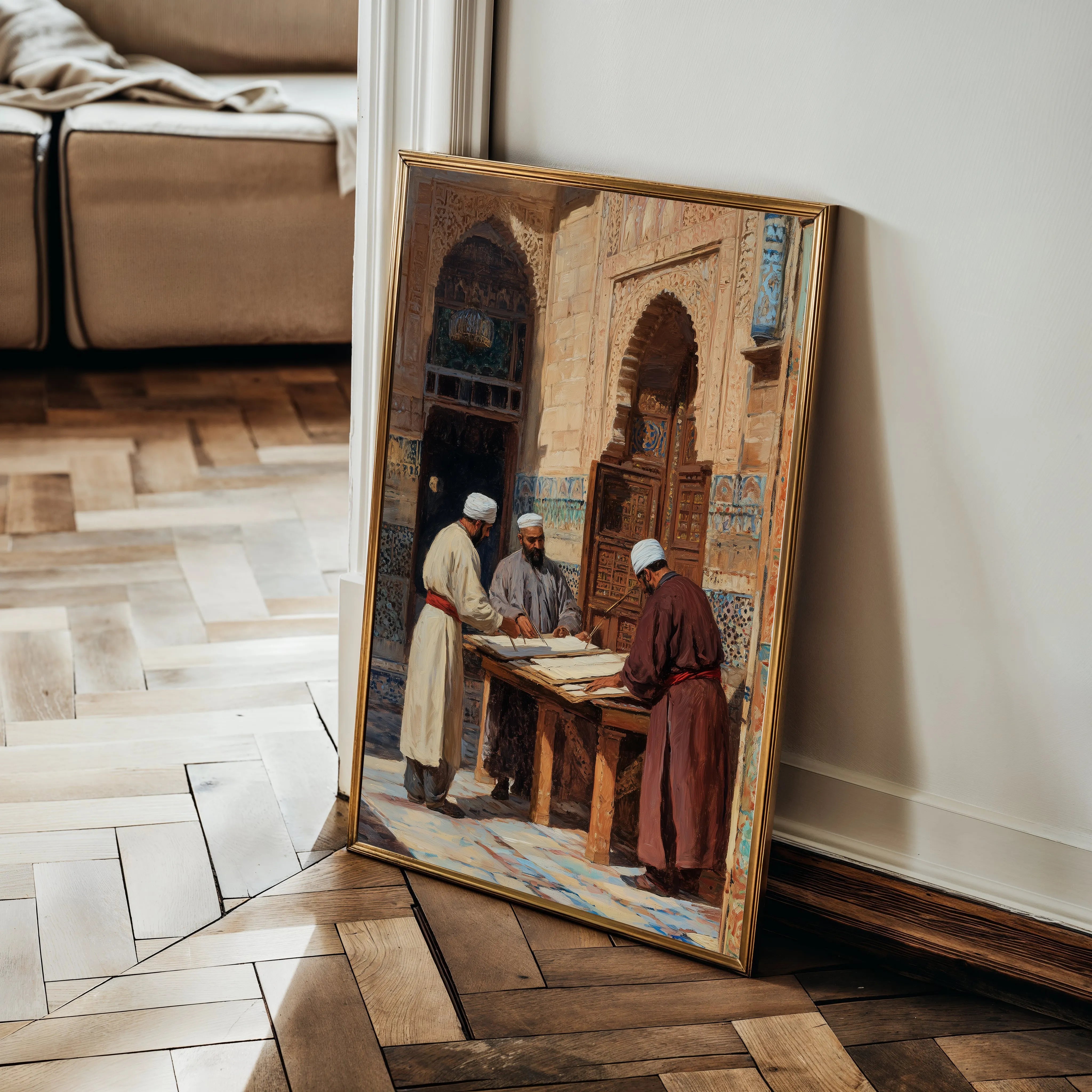 Orientalist 038 Canvas Art 60 x 40 cm / Black