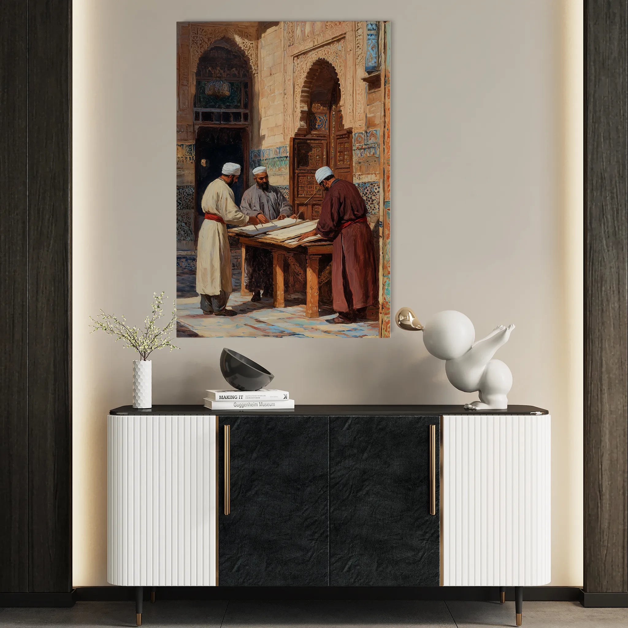 Orientalist 038 Canvas Art 60 x 40 cm / Black
