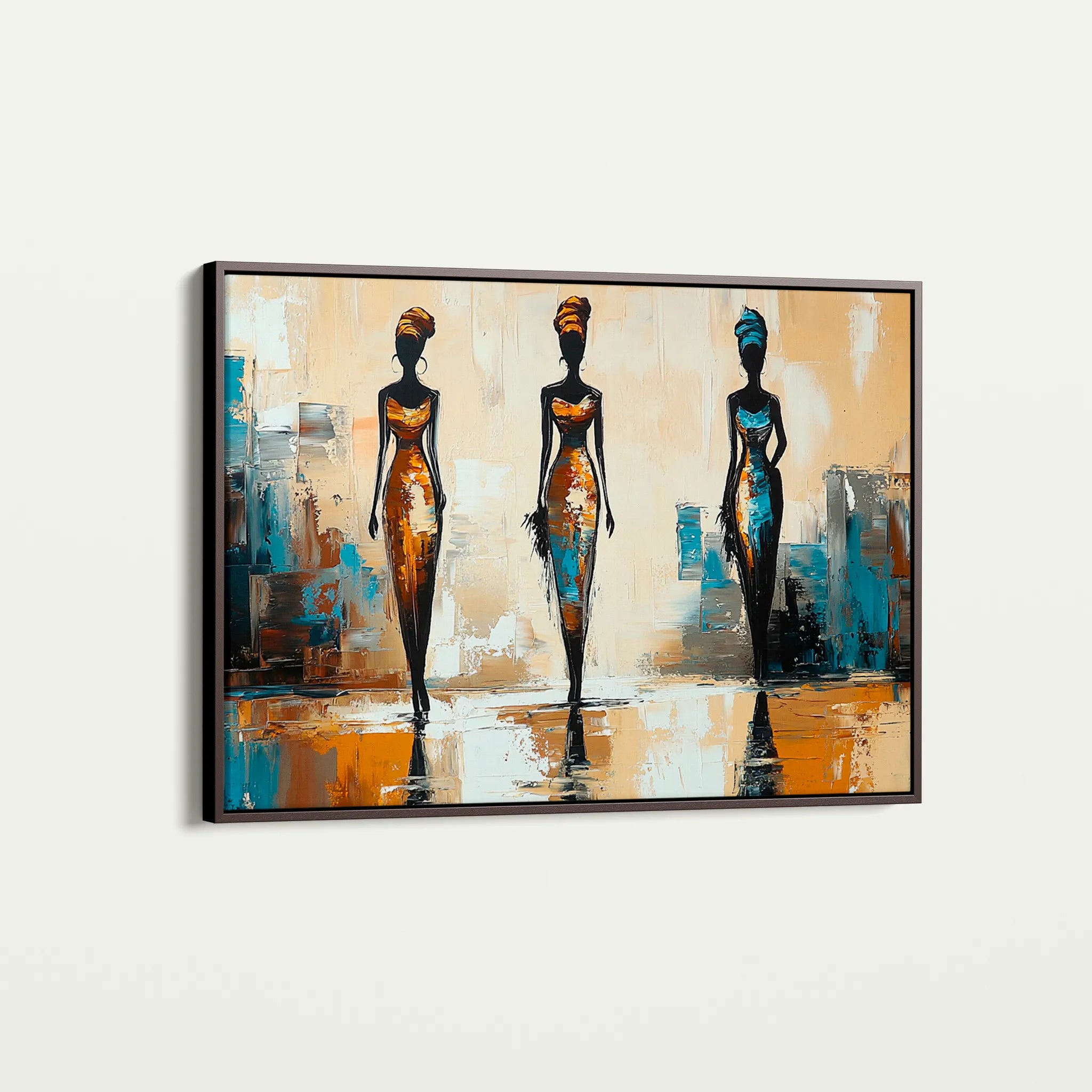 Portrait 038 Canvas Art 60 x 40 cm / Black