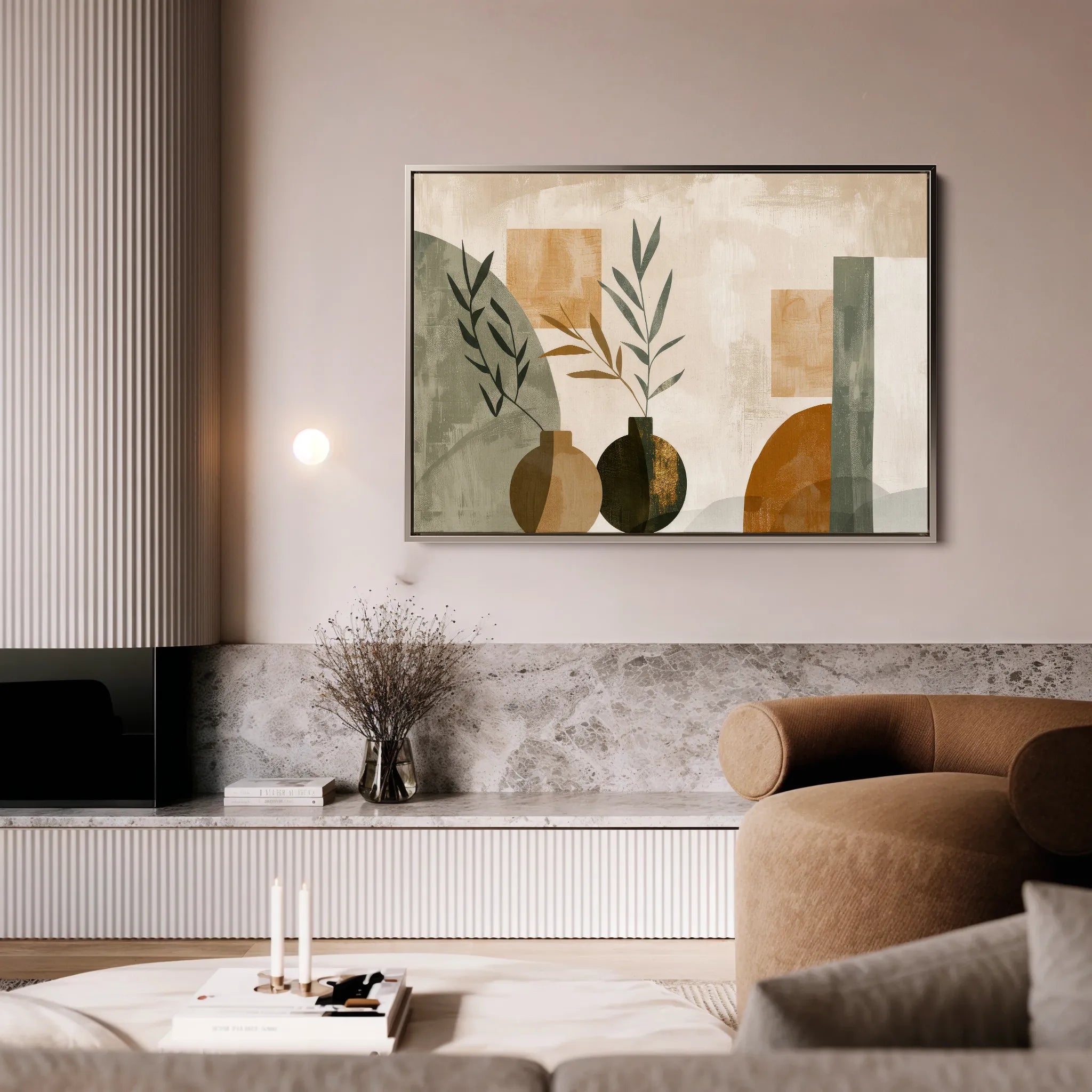Boho 039 Canvas Art 60 x 40 cm / Black