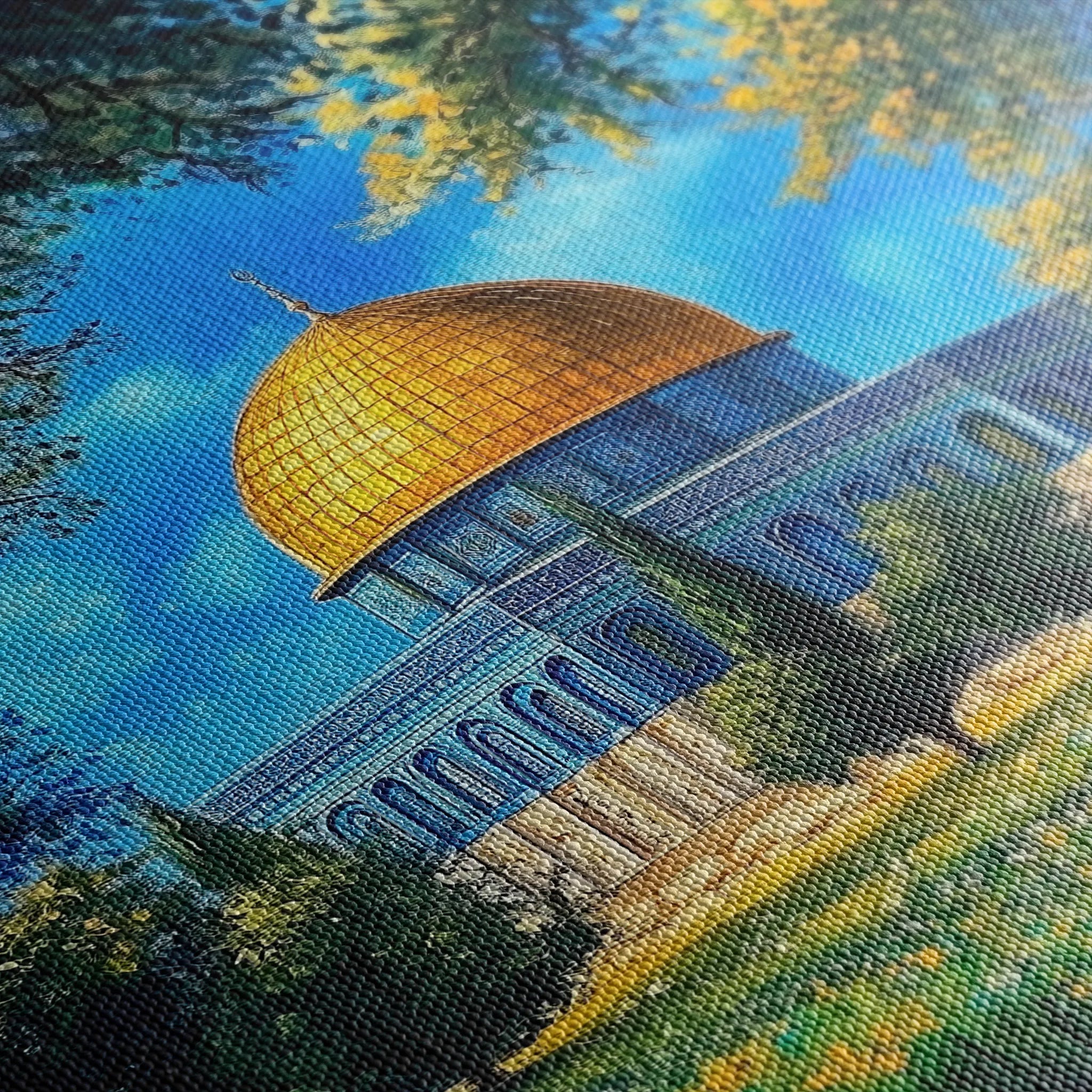 Palestine 039 Canvas Art 60 x 40 cm / Black