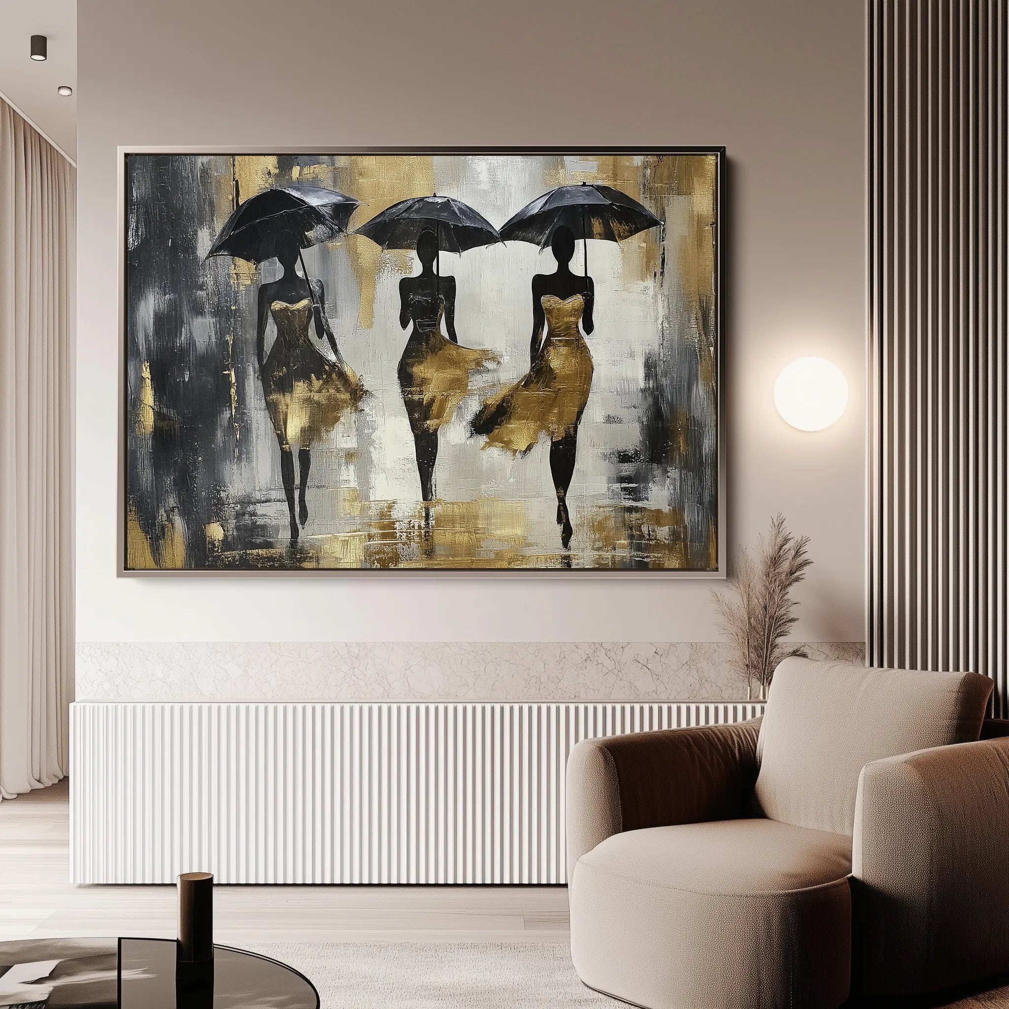 Portrait 039 Canvas Art 60 x 40 cm / Black