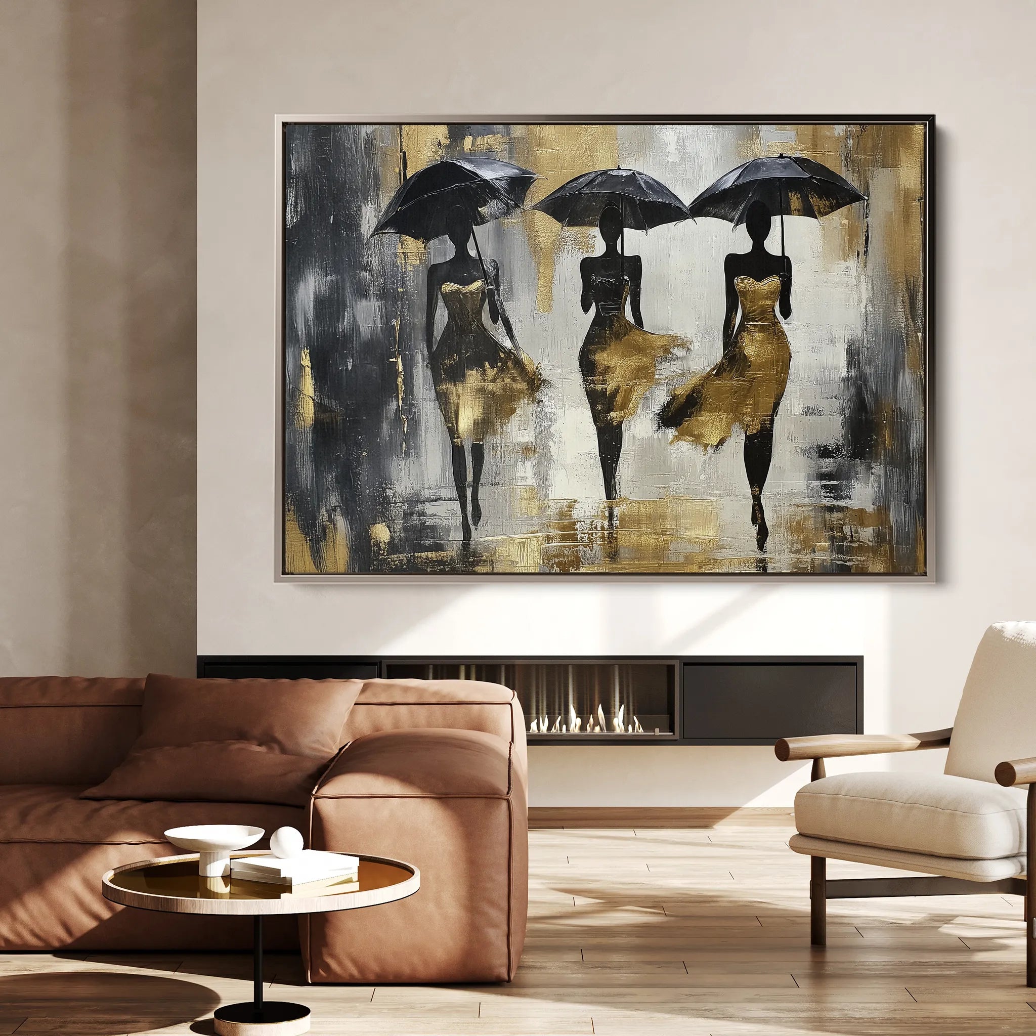 Portrait 039 Canvas Art 60 x 40 cm / Black
