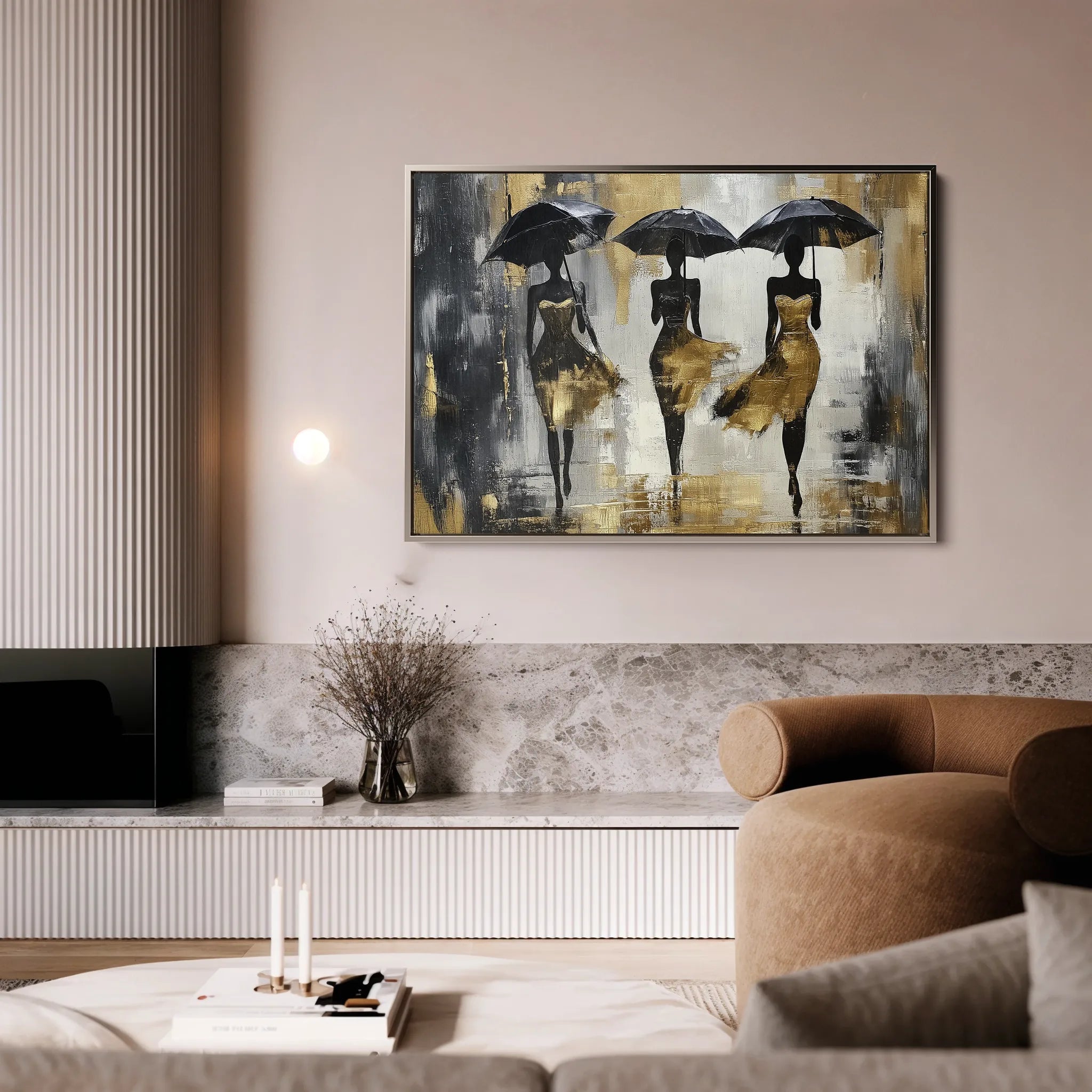 Portrait 039 Canvas Art 60 x 40 cm / Black