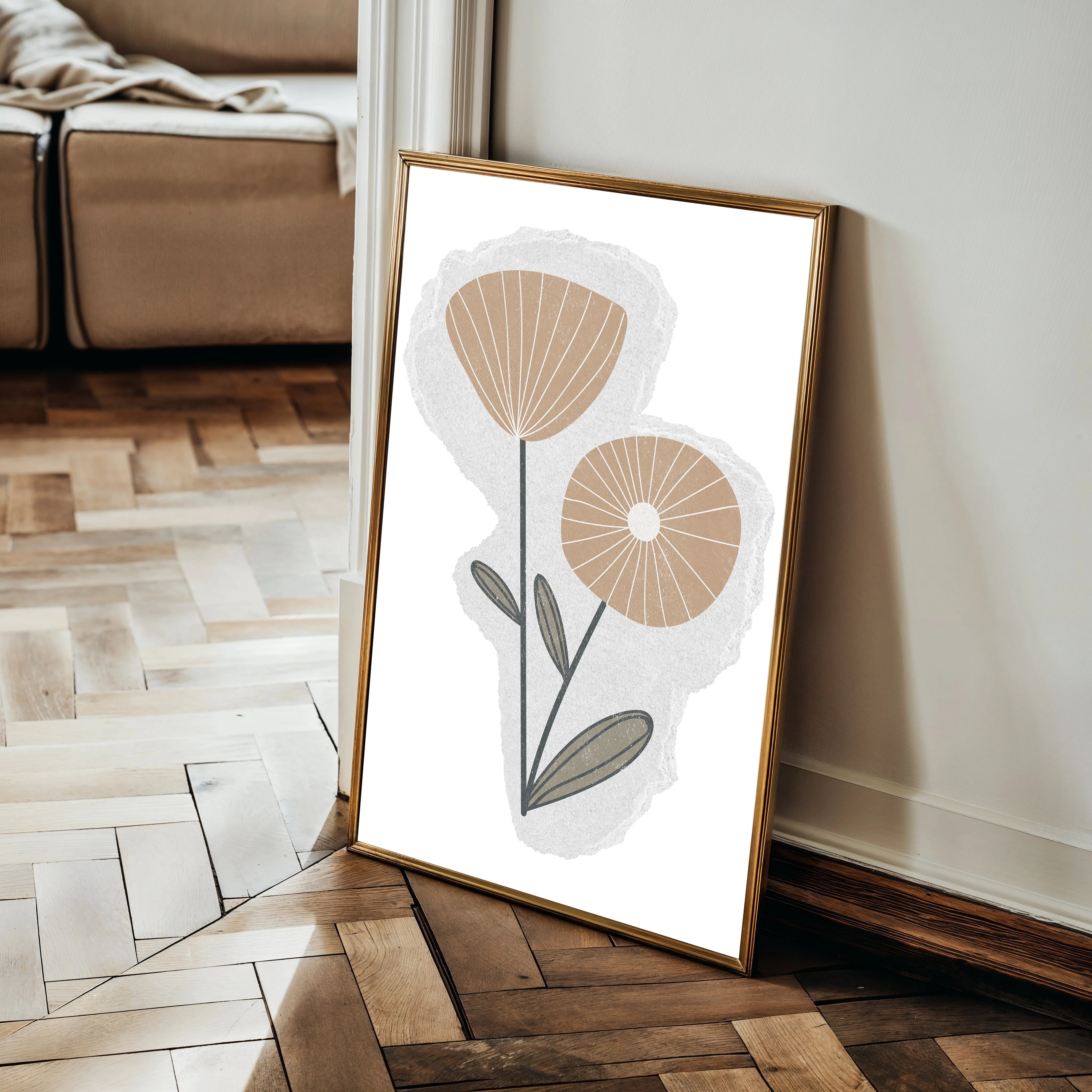 Boho 040 Canvas Art 60 x 40 cm / Black
