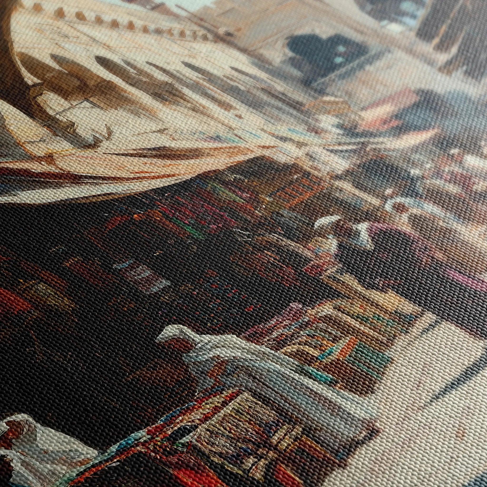 Orientalist 040 Canvas Art 60 x 40 cm / Black