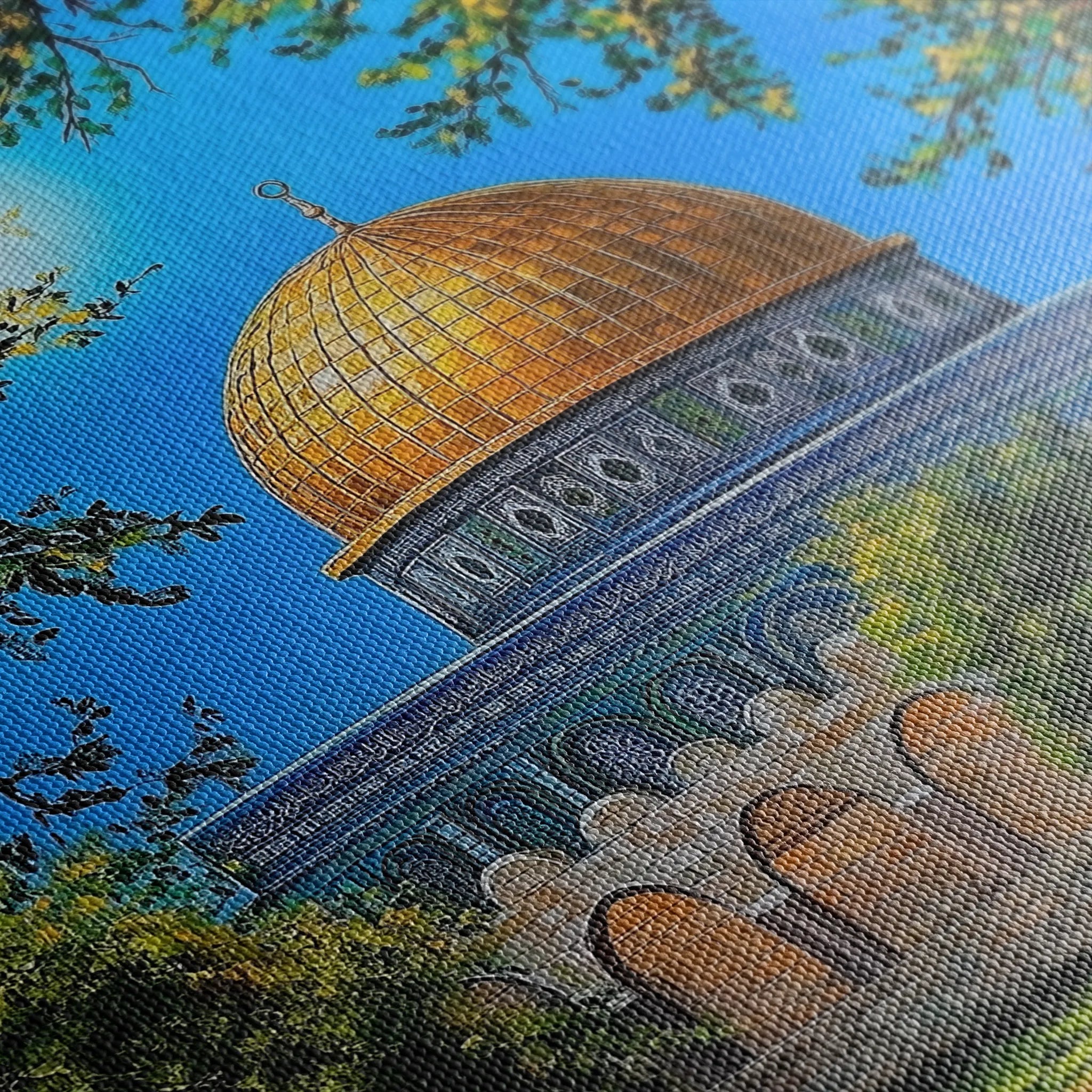 Palestine 040 Canvas Art 60 x 40 cm / Black