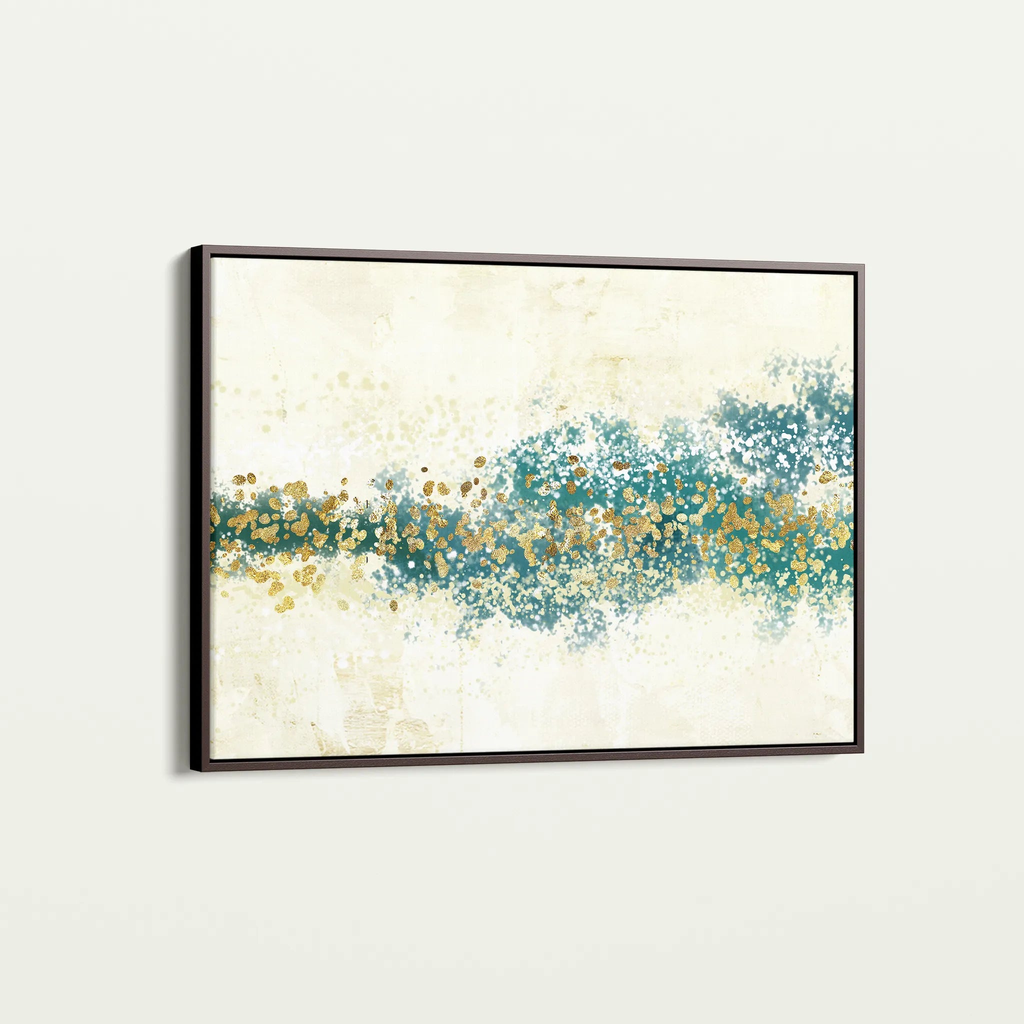 Abstract 041 Canvas Art 60 x 40 cm / Black