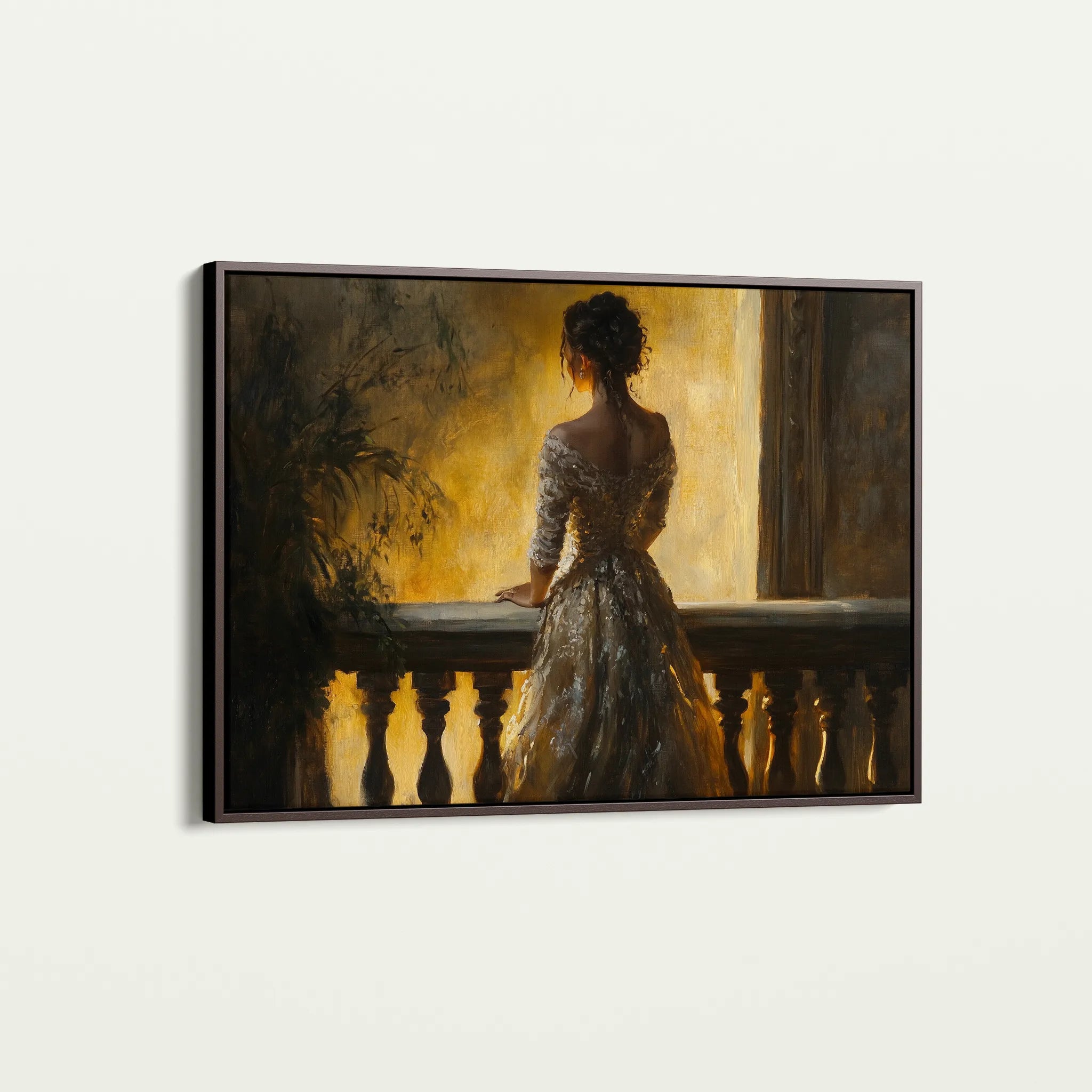 Classic 041 Canvas Art 60 x 40 cm / Black