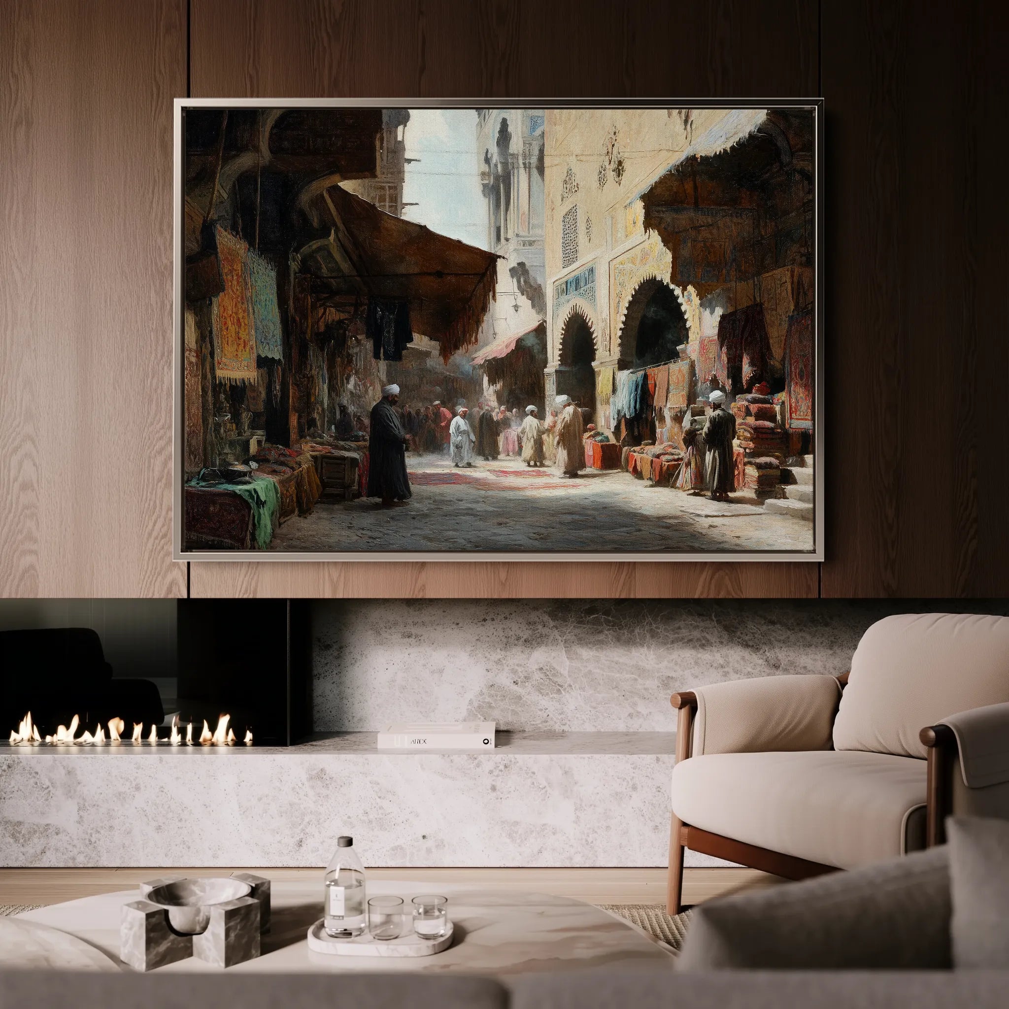 Orientalist 041 Canvas Art 60 x 40 cm / Black