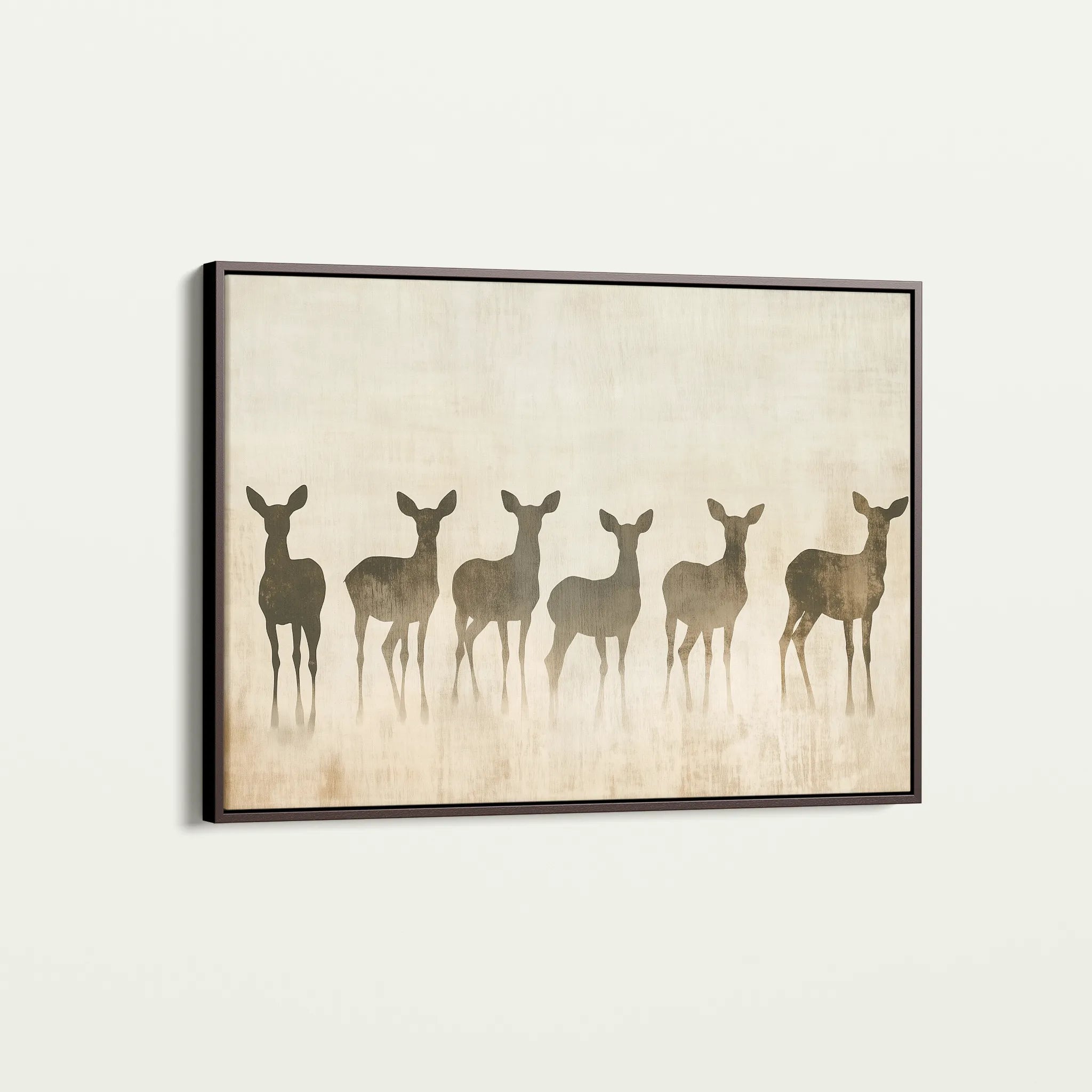 Animals 042 Canvas Art 60 x 40 cm / Black