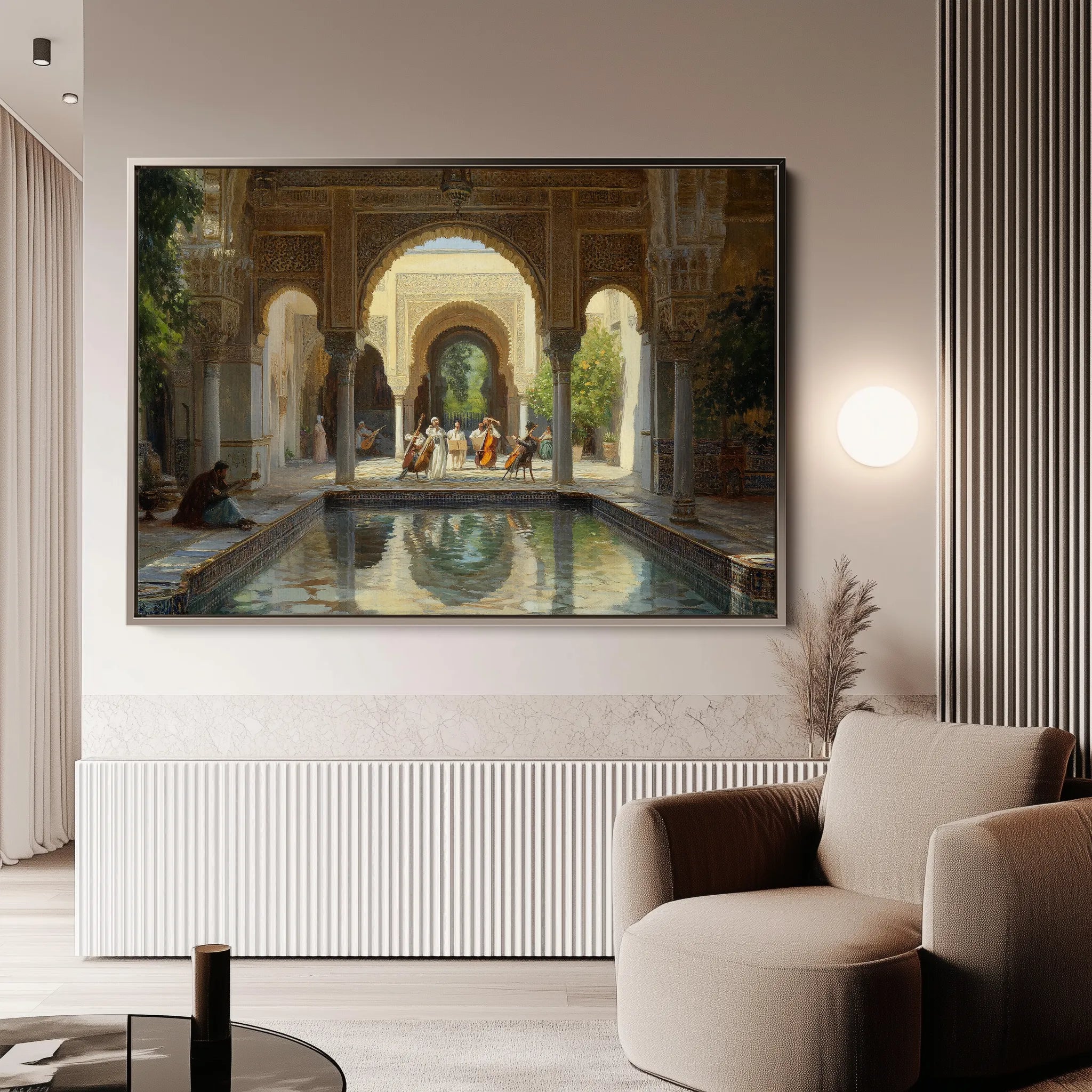 Orientalist 042 Canvas Art 60 x 40 cm / Black