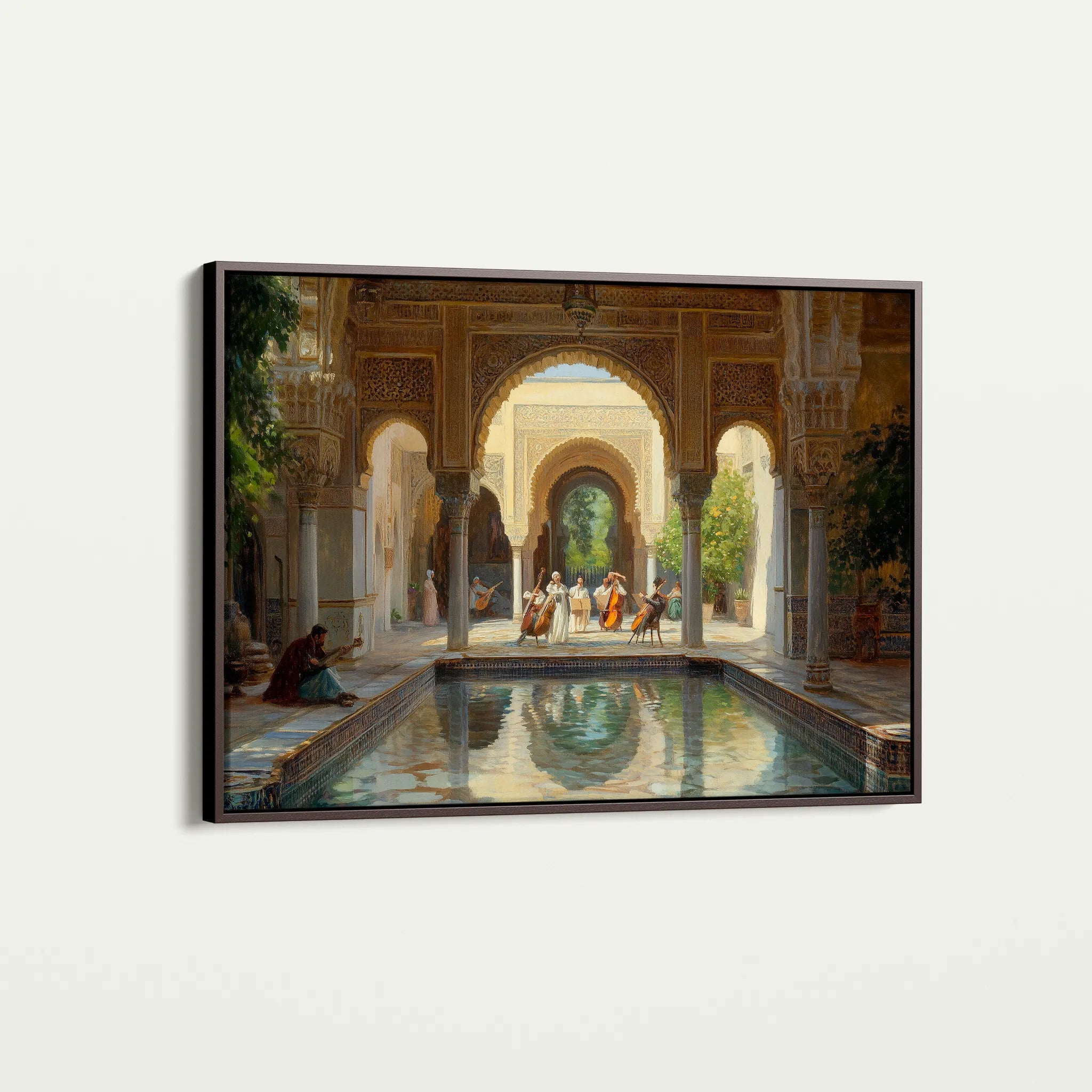 Orientalist 042 Canvas Art 60 x 40 cm / Black
