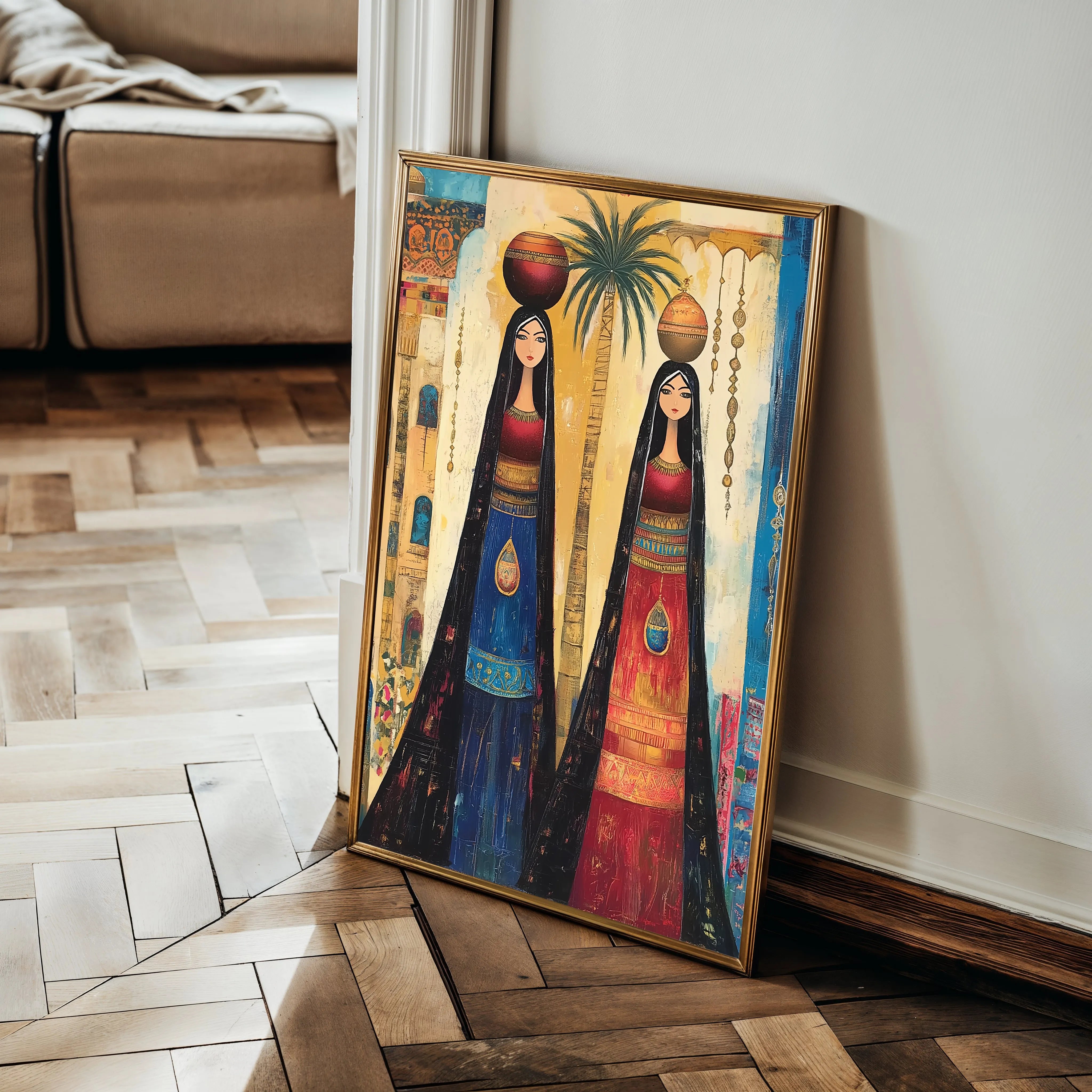 Portrait 042 Canvas Art 60 x 40 cm / Black