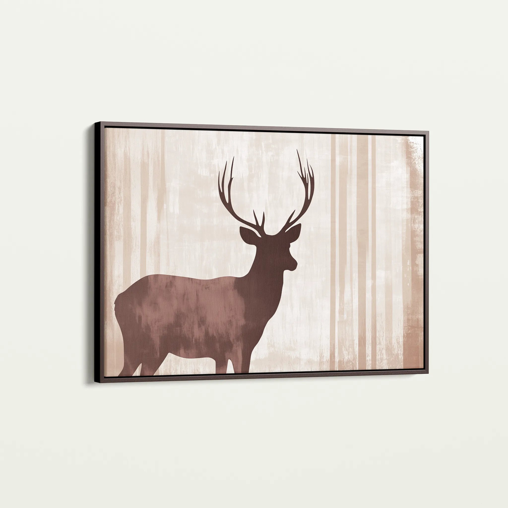 Animals 043 Canvas Art 60 x 40 cm / Black