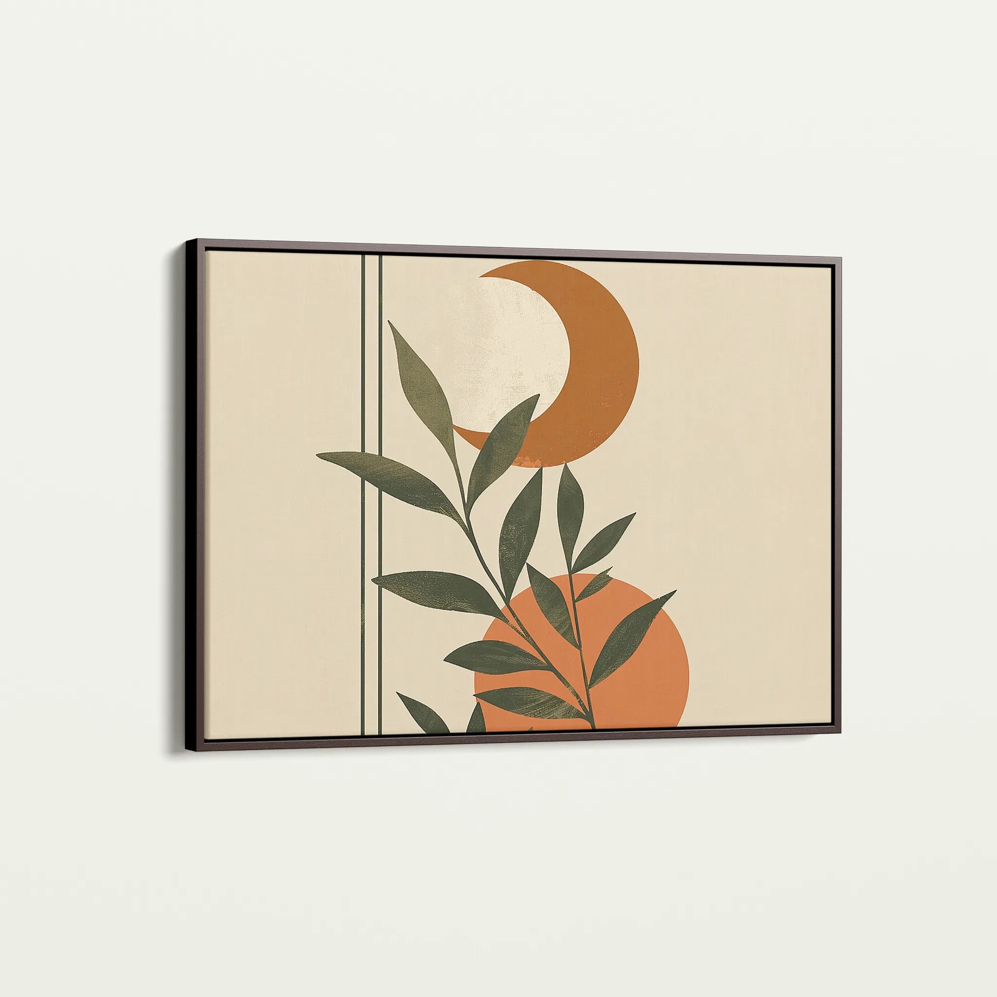 Boho 043 Canvas Art 60 x 40 cm / Black