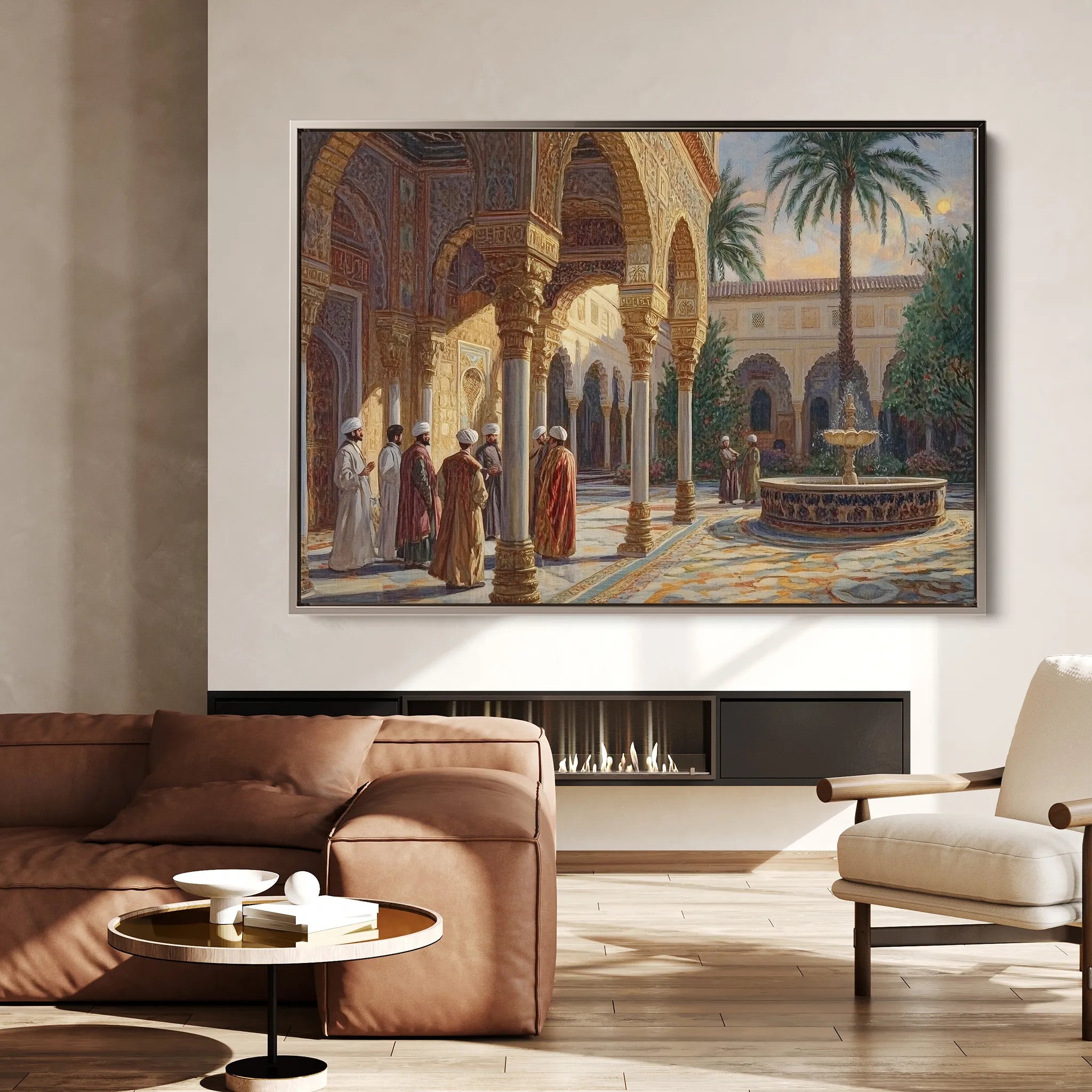 Orientalist 043 Canvas Art 60 x 40 cm / Black