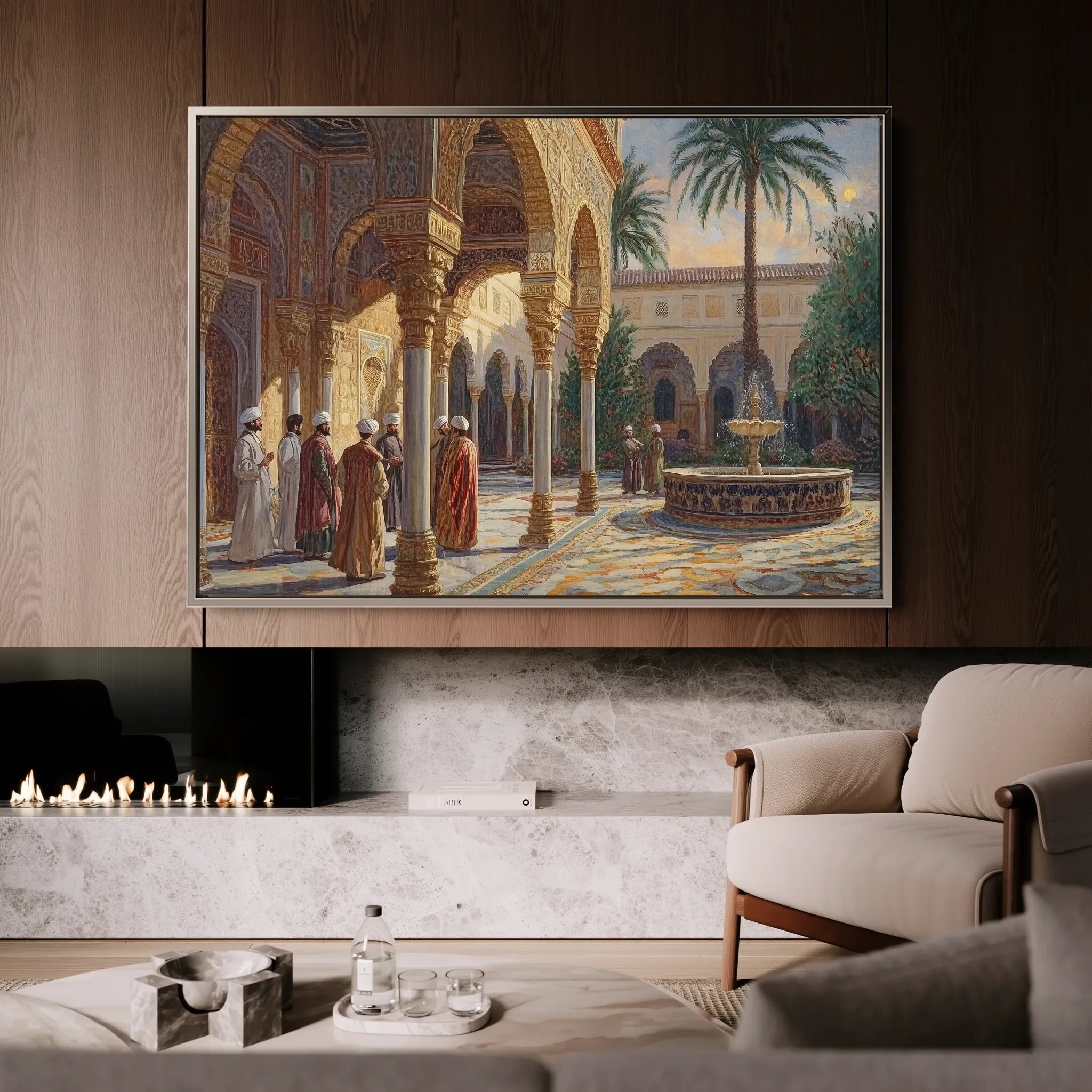 Orientalist 043 Canvas Art 60 x 40 cm / Black