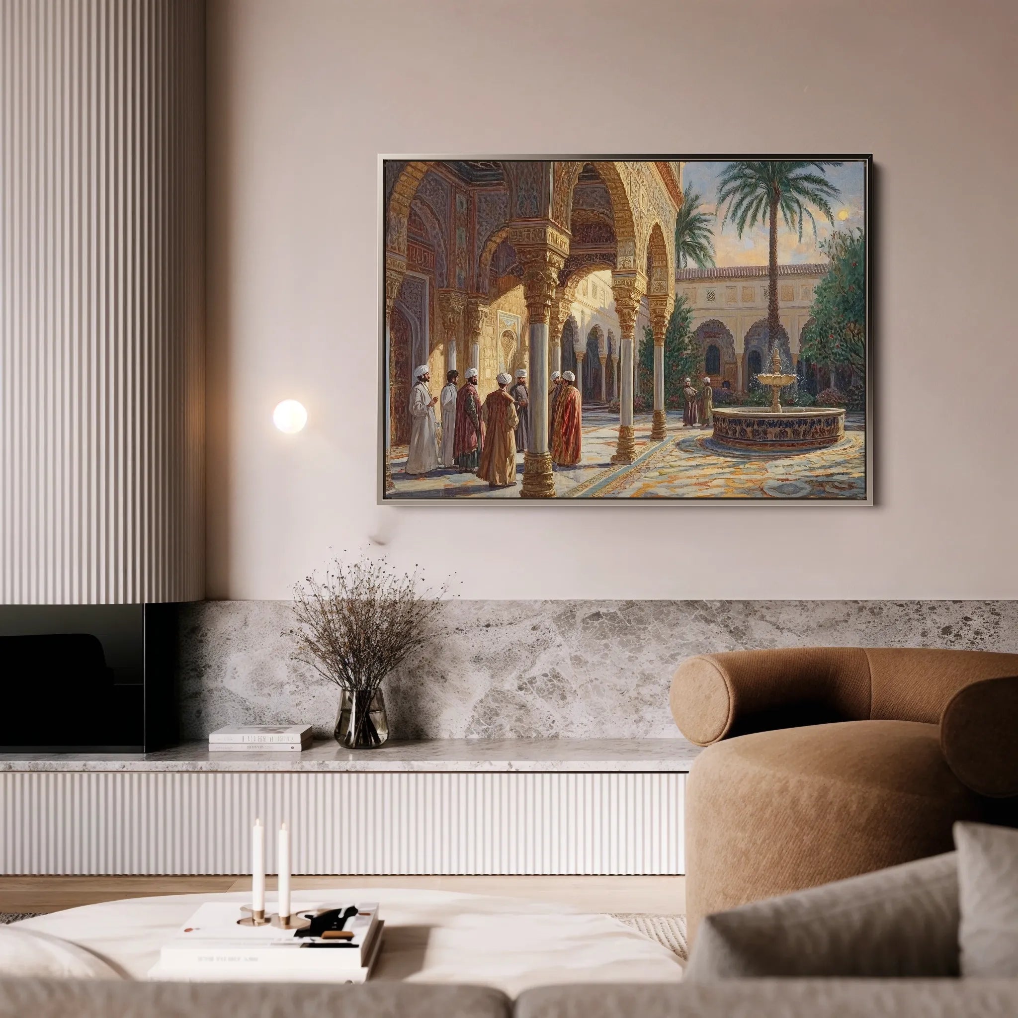 Orientalist 043 Canvas Art 60 x 40 cm / Black