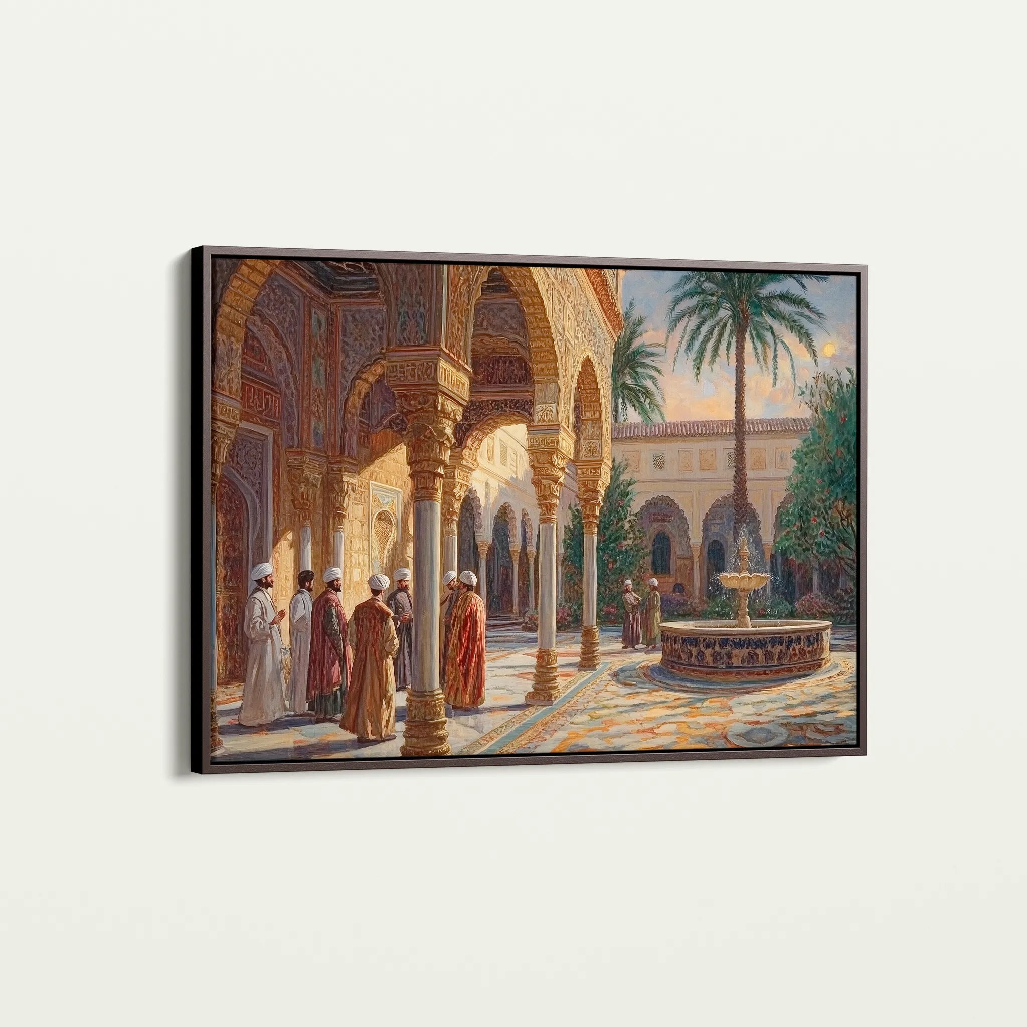 Orientalist 043 Canvas Art 60 x 40 cm / Black